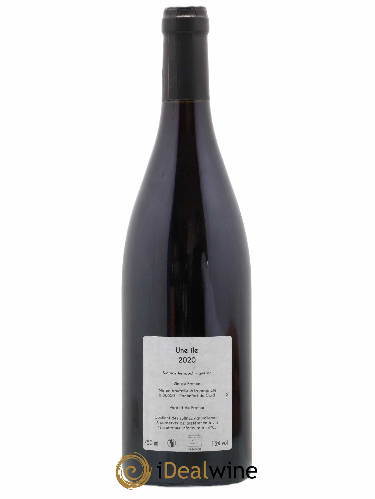 Vin de France Une Ile Clos des Grillons 2020 - Lot de 1 bouteille - 1