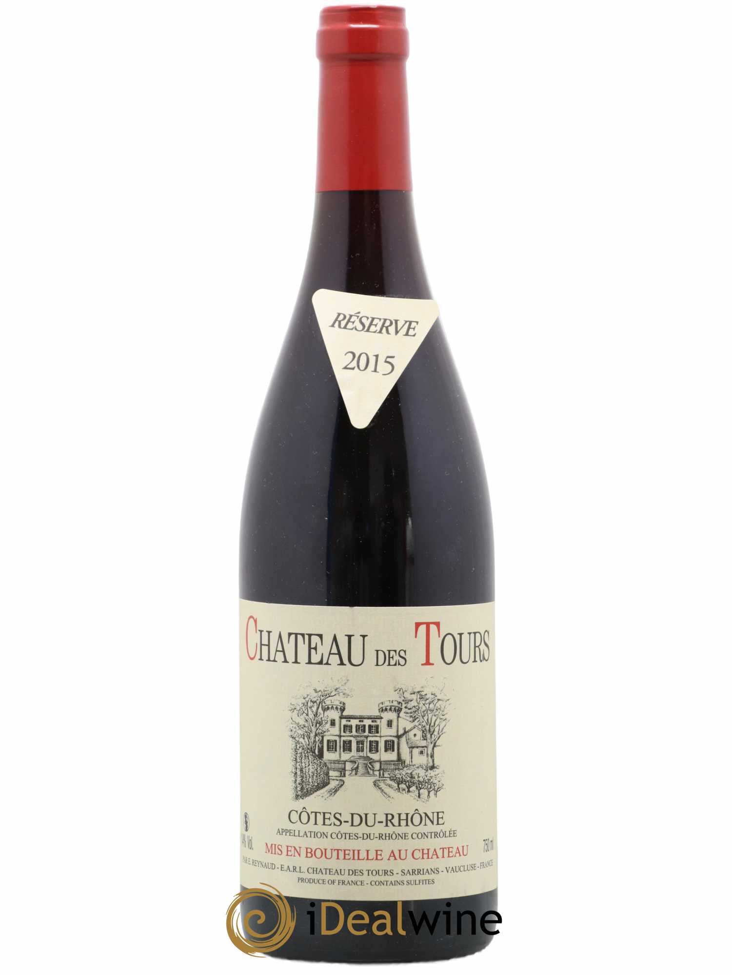 Côtes-du-Rhône Château des Tours Emmanuel Reynaud 2015 - Lot de 1 bouteille - 0