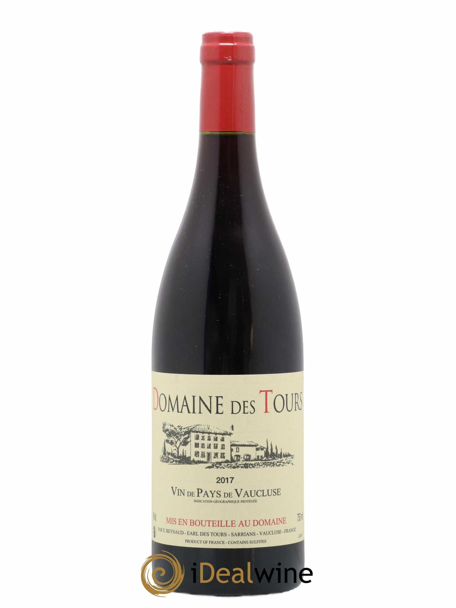 Vaucluse (Vin de Pays de Vaucluse) Domaine des Tours Emmanuel Reynaud 2017 - Lot de 1 bouteille - 0