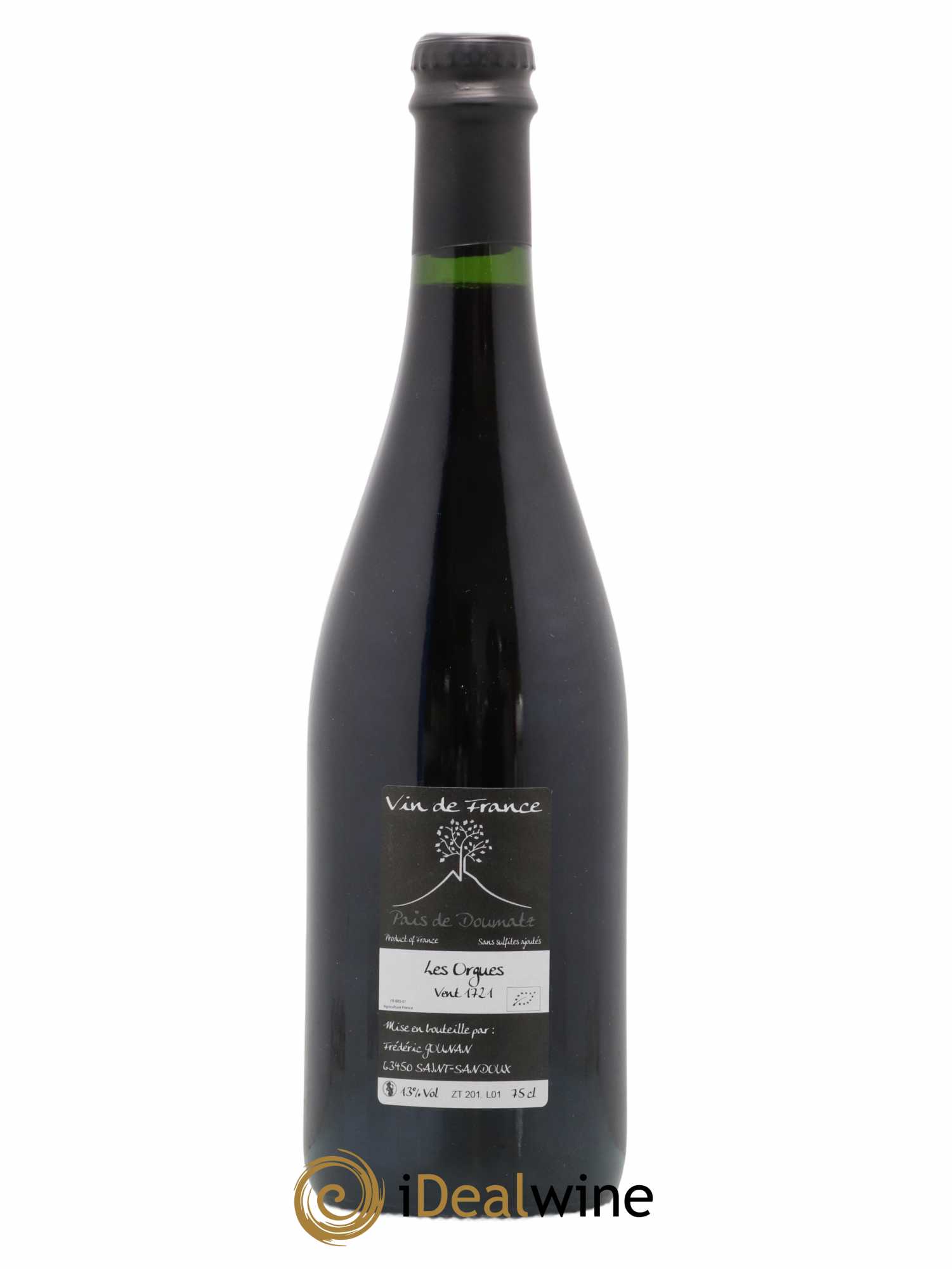 Vin de France Les Orgues Vignoble de l'Arbre Blanc 2017 - Lot de 1 bouteille - 1