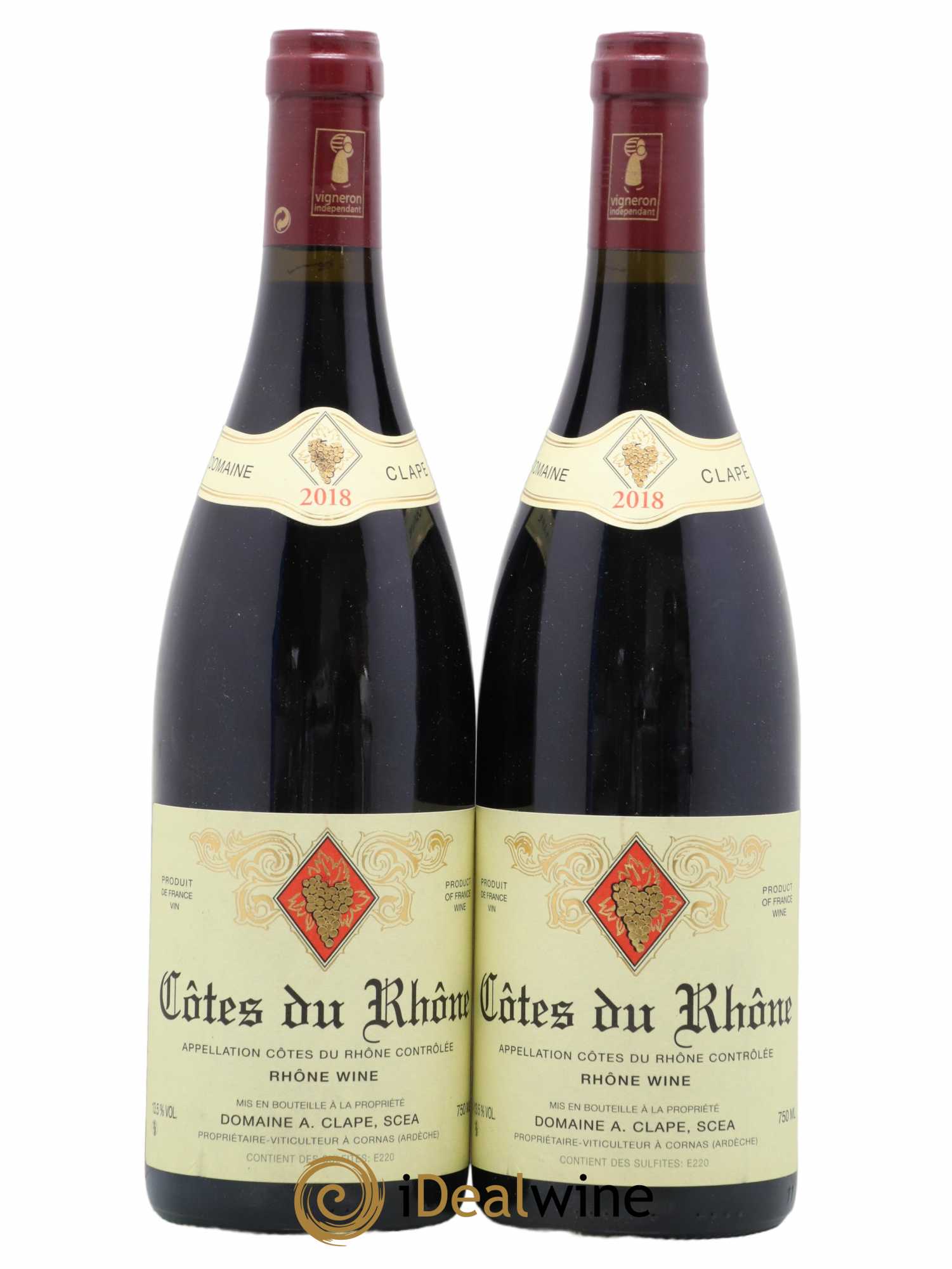 Côtes-du-Rhône Auguste Clape 2018 - Lot de 2 bouteilles - 0