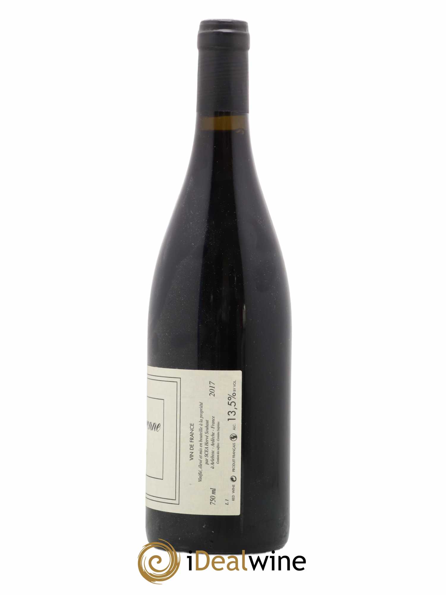 Ardèche La Souteronne Hervé Souhaut - Domaine Romaneaux-Destezet 2017 - Lot de 1 bouteille - 1