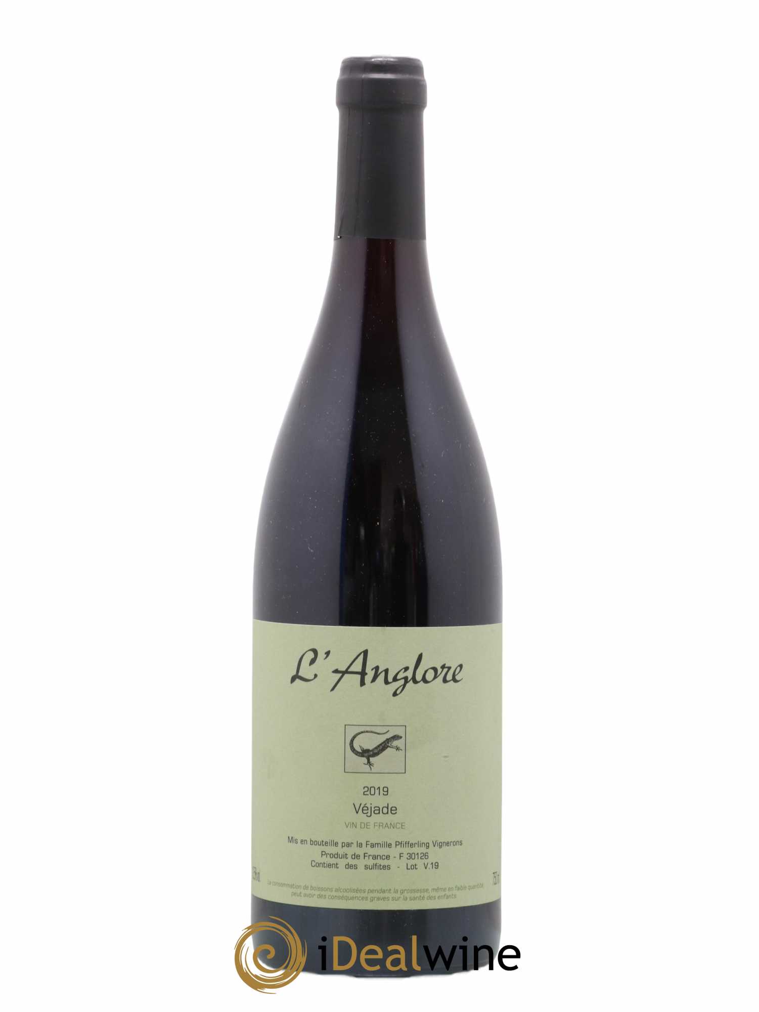 Vin de France Véjade L'Anglore 2019 - Lot de 1 bouteille - 0