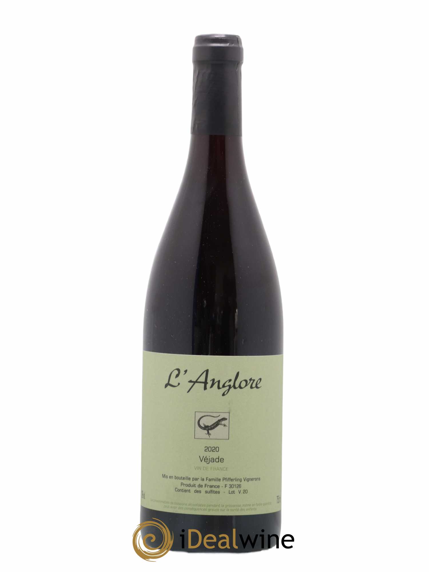 Vin de France Véjade L'Anglore 2020 - Lot de 1 bouteille - 0