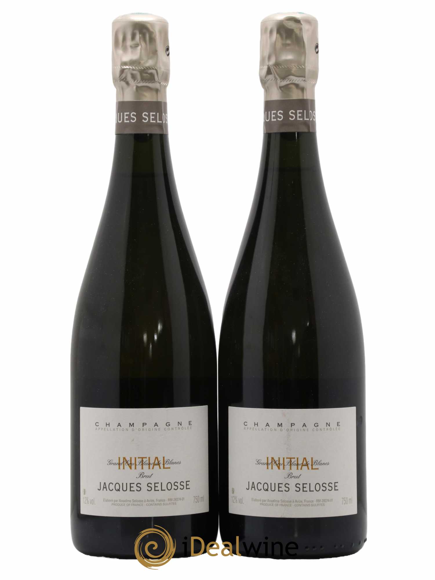 Initial Brut Jacques Selosse - Lot de 2 bouteilles - 0