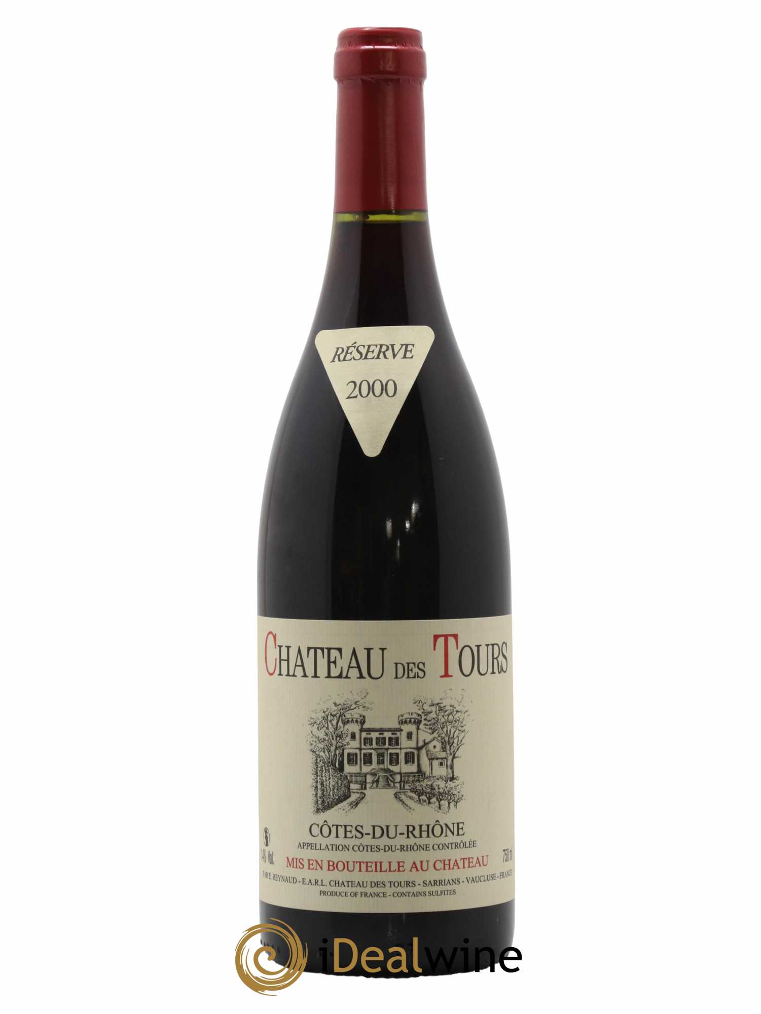 Côtes-du-Rhône Château des Tours Emmanuel Reynaud 2000 - Lot de 1 bouteille - 0