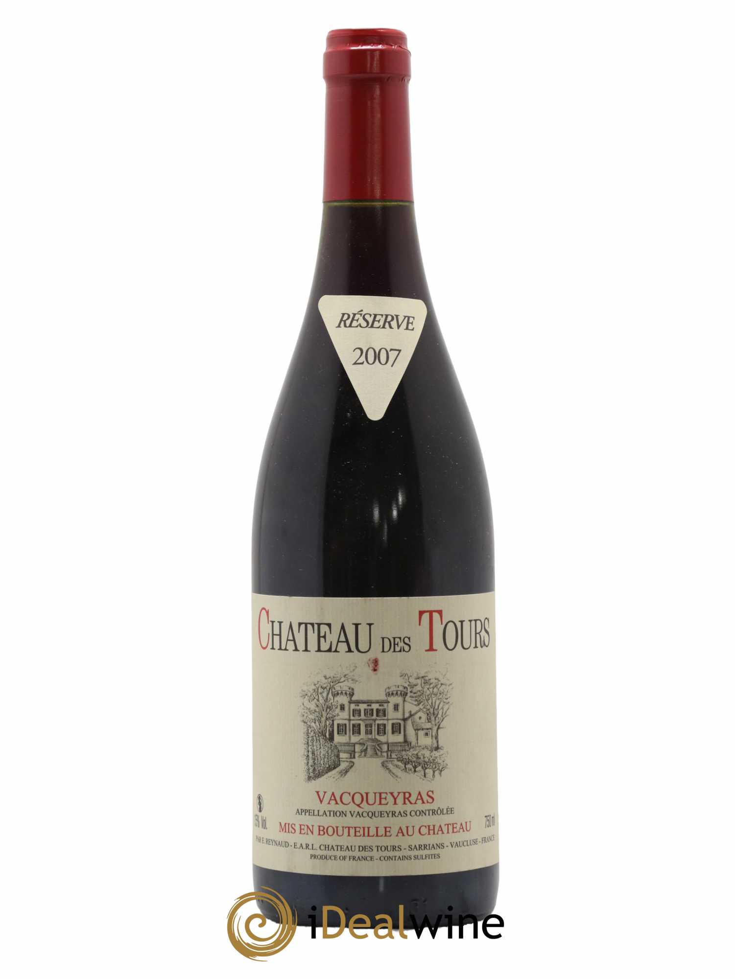 Vacqueyras Château des Tours Emmanuel Reynaud 2007 - Lot de 1 bouteille - 0