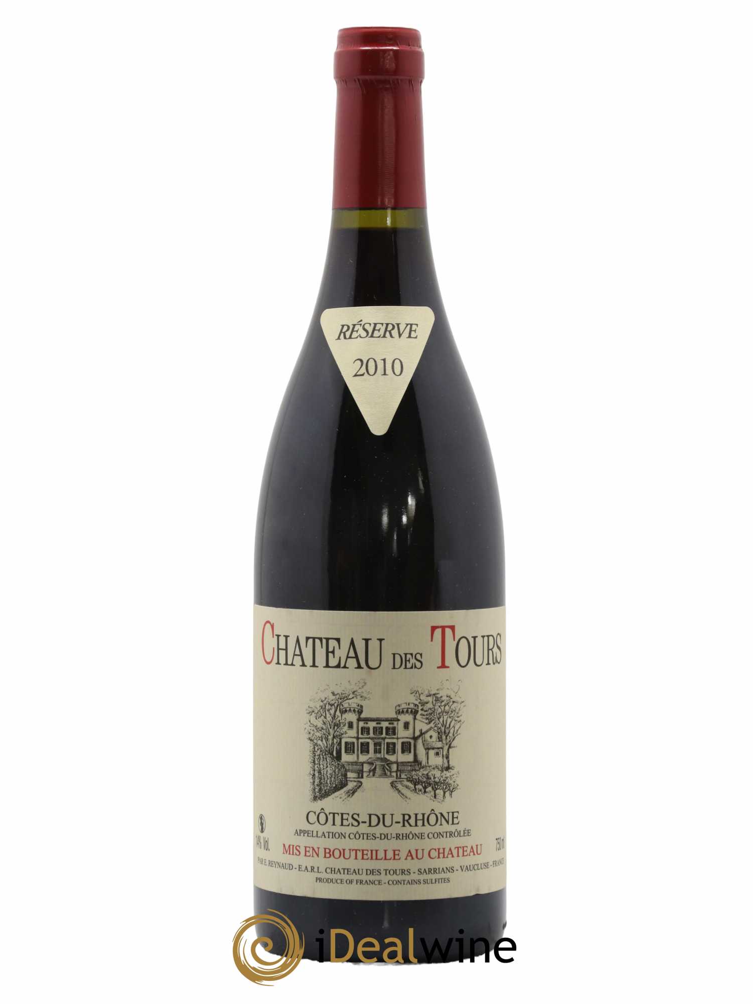 Côtes-du-Rhône Château des Tours Emmanuel Reynaud 2010 - Lot de 1 bouteille - 0