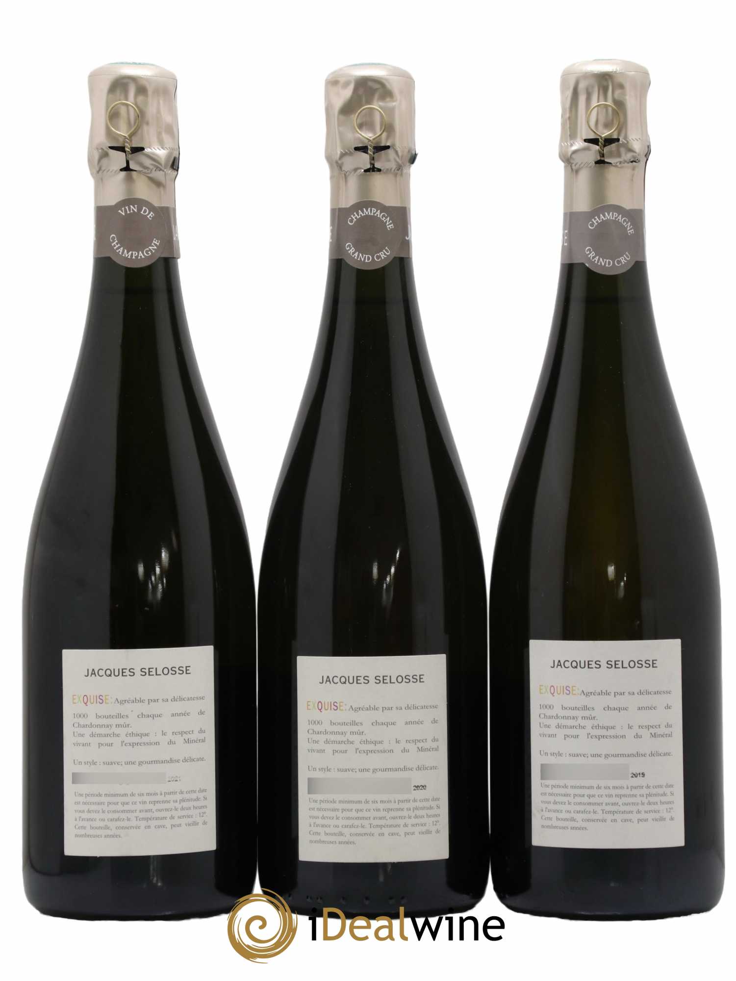 Exquise NV Jacques Selosse - Lot de 3 bouteilles - 1