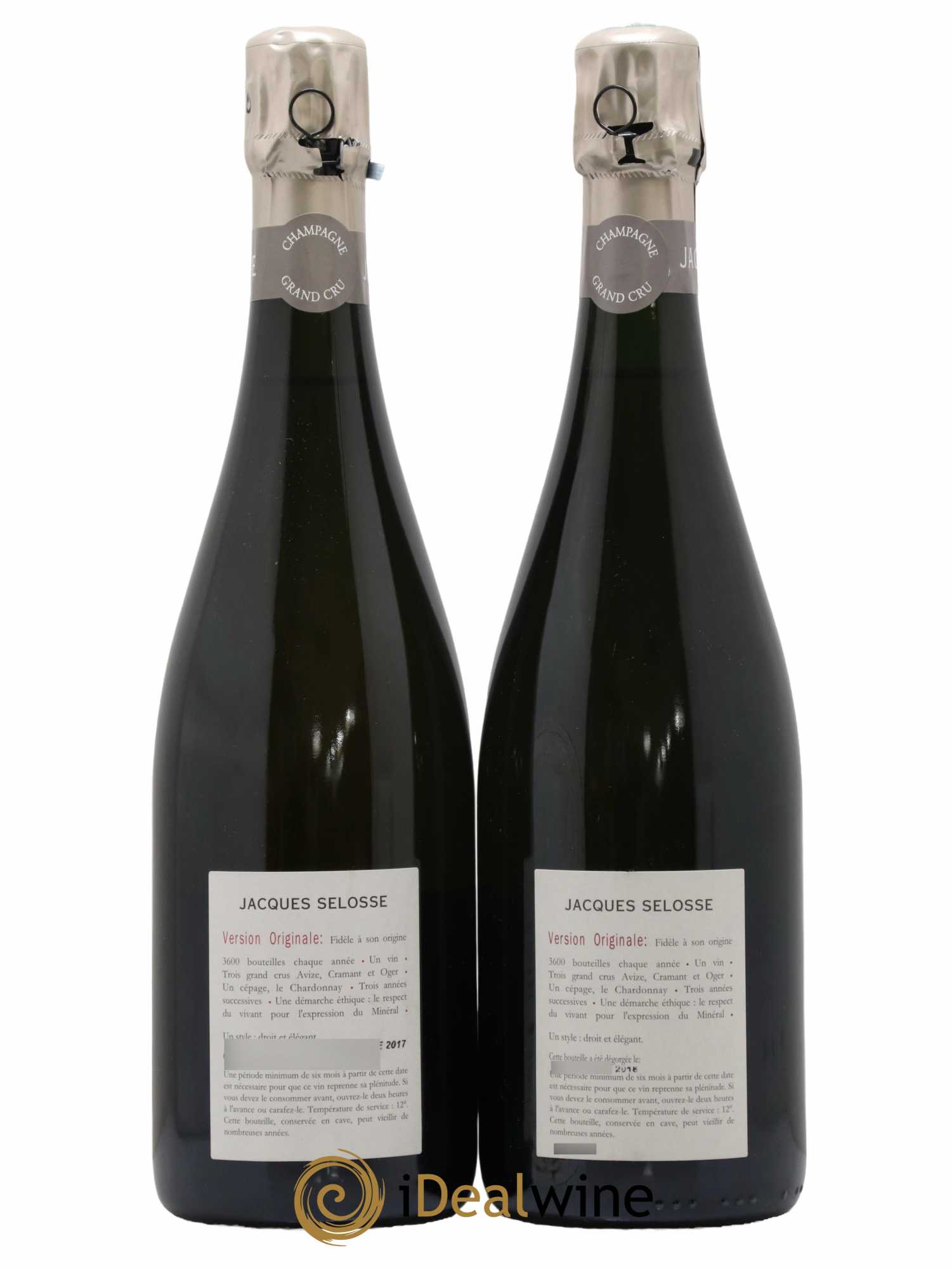 Version Originale Jacques Selosse - Lot de 2 bouteilles - 1