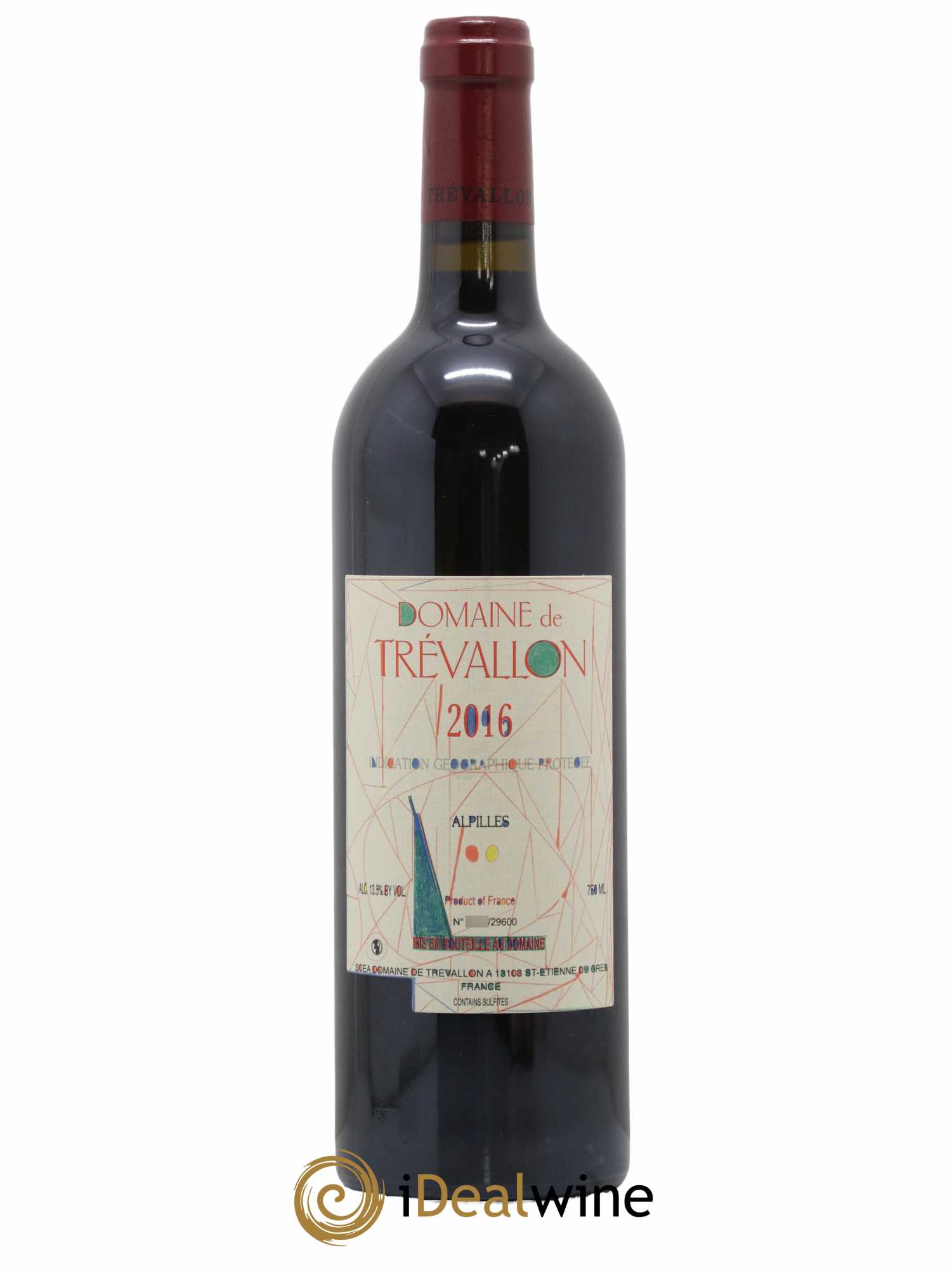 Alpilles Trévallon (Domaine de) Eloi Dürrbach 2016 - Lot de 1 bouteille - 0