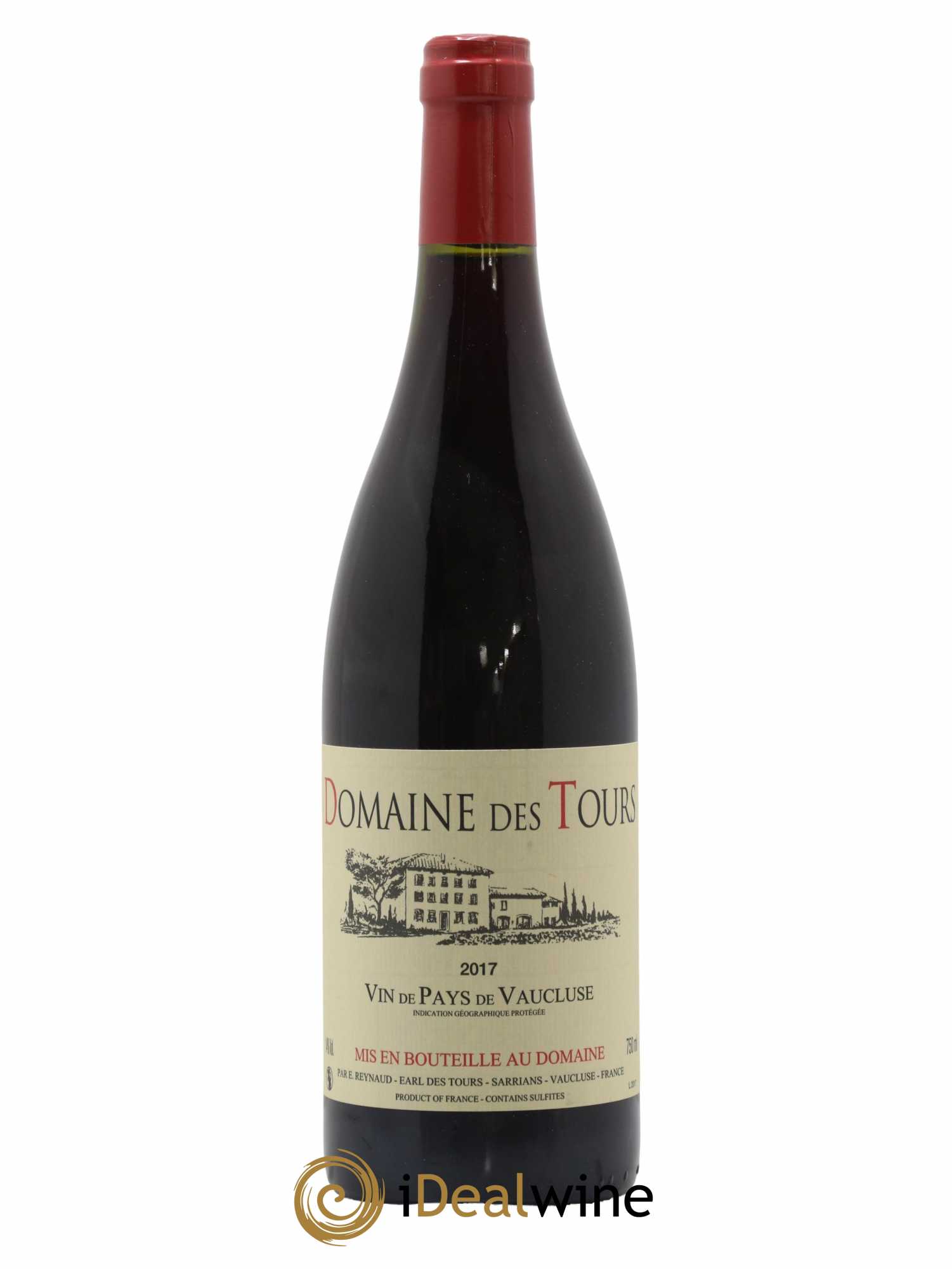 Vaucluse (Vin de Pays de Vaucluse) Domaine des Tours Emmanuel Reynaud 2017 - Lot de 1 bouteille - 0