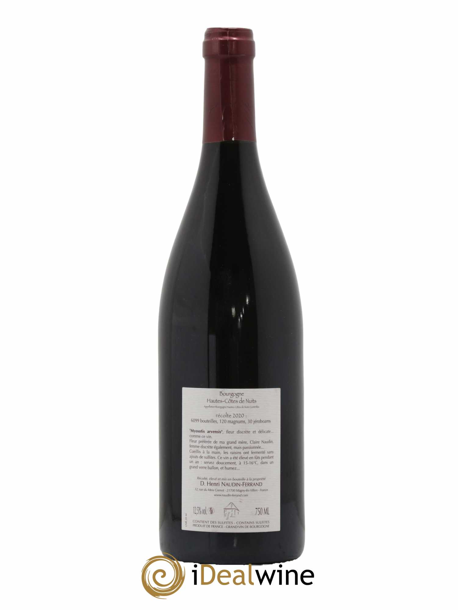 Hautes-Côtes de Nuits Myosotis Arvensis Naudin-Ferrand (Domaine) 2020 - Lot de 1 bouteille - 1