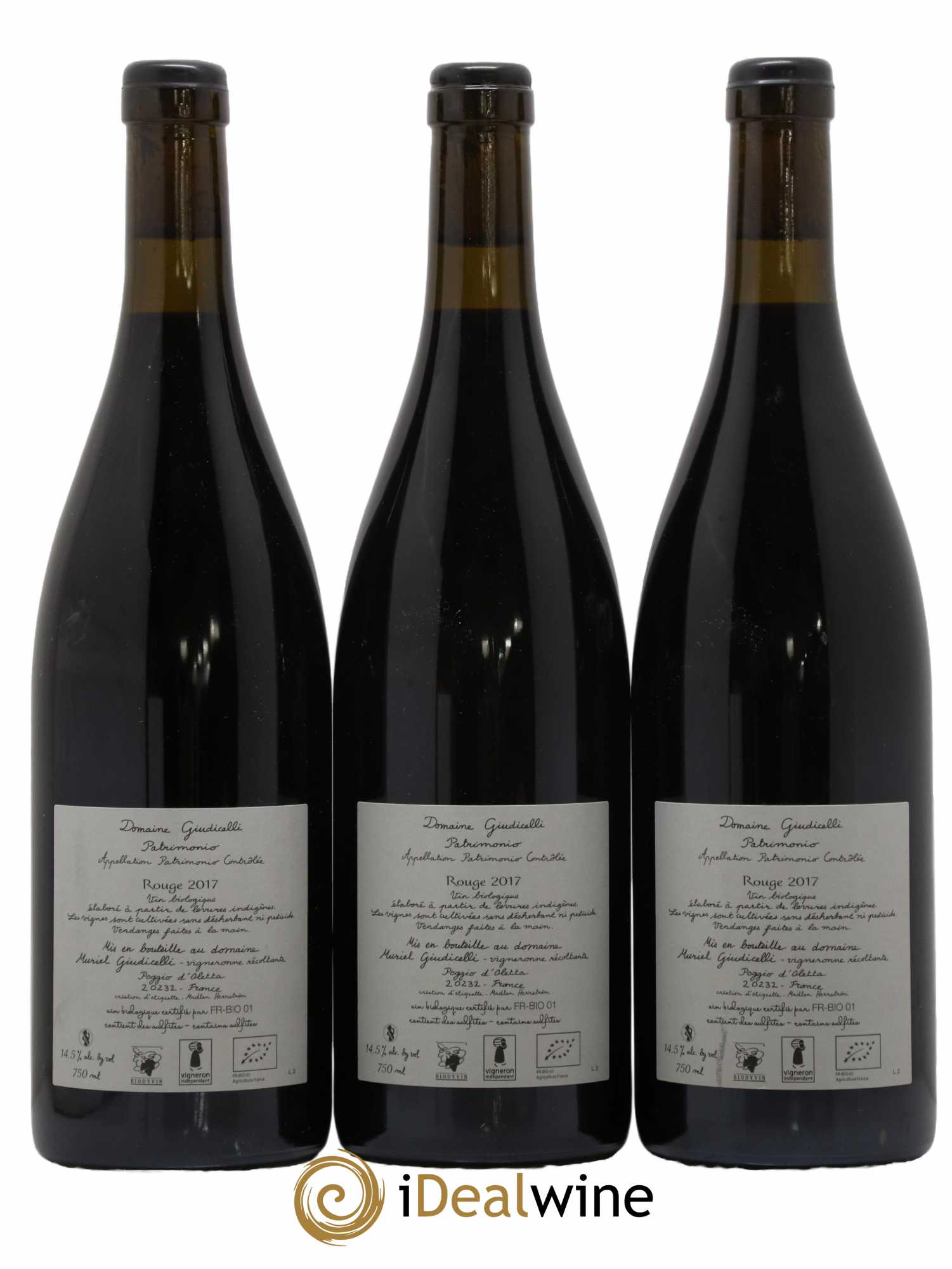 Patrimonio Guidicelli 2017 - Lot de 3 bouteilles - 1