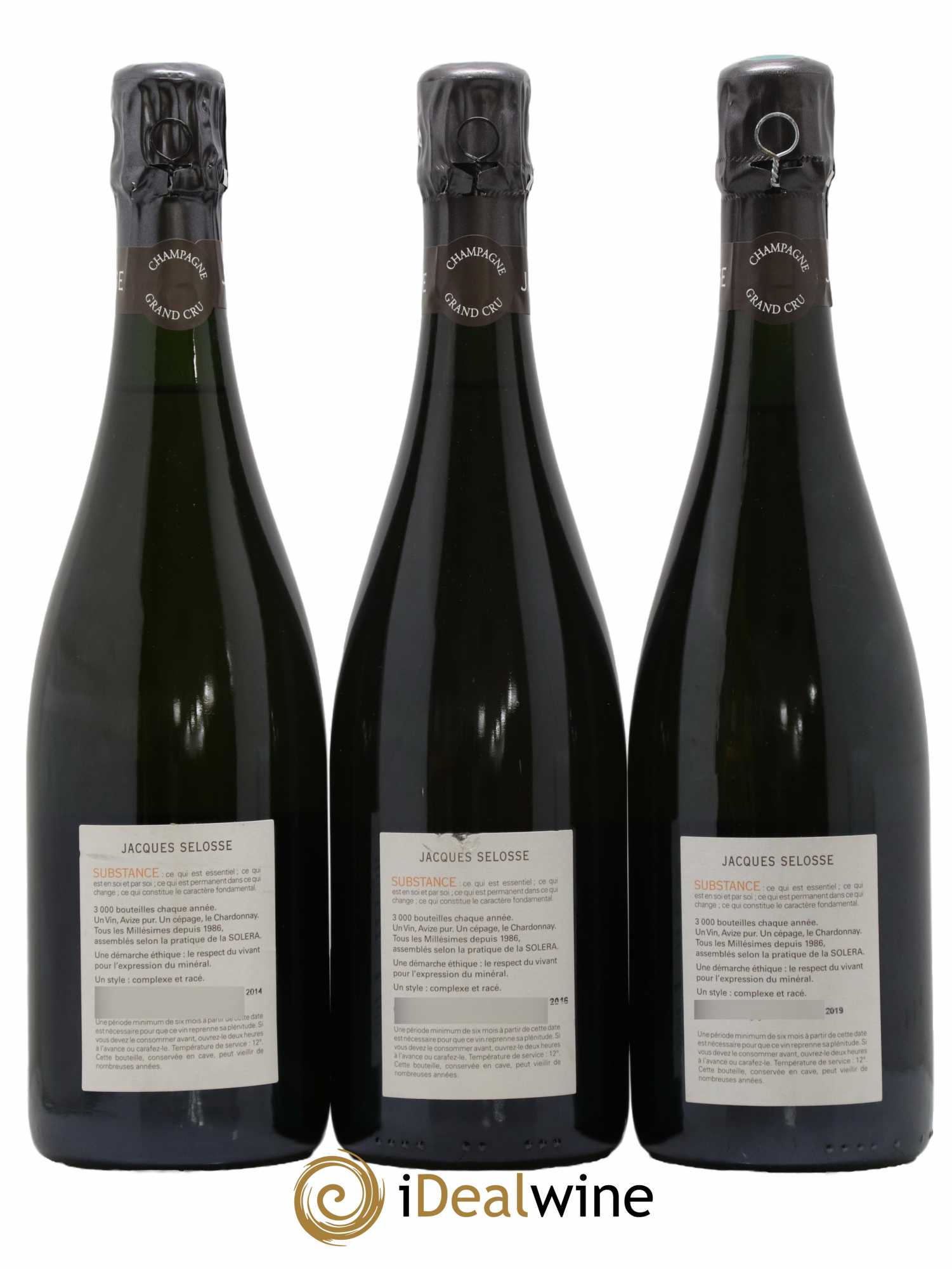 Substance Jacques Selosse - Lot de 3 bouteilles - 1
