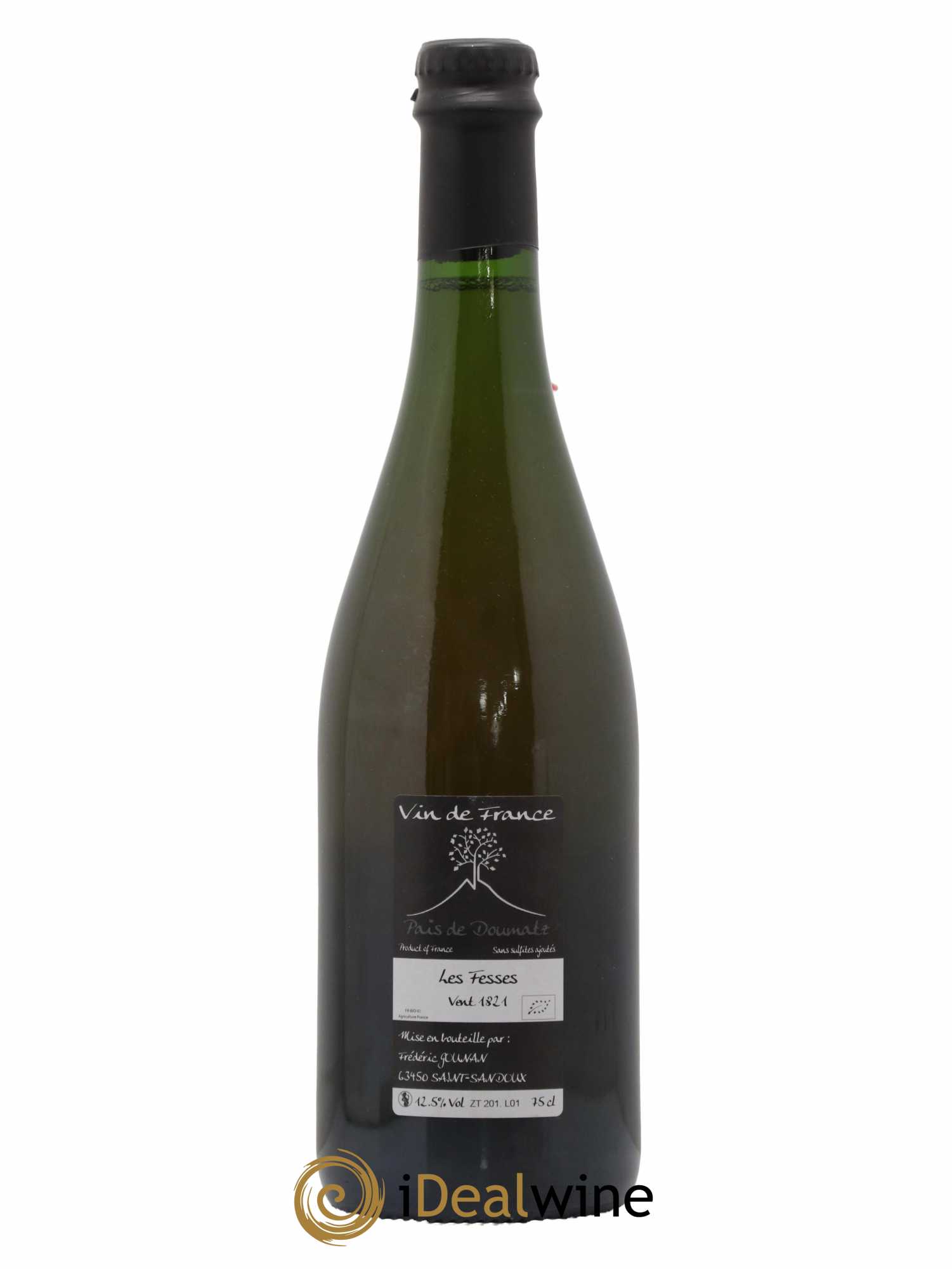 Vin de France Les Fesses Vignoble de l'Arbre Blanc 2018 - Lot de 1 bouteille - 1