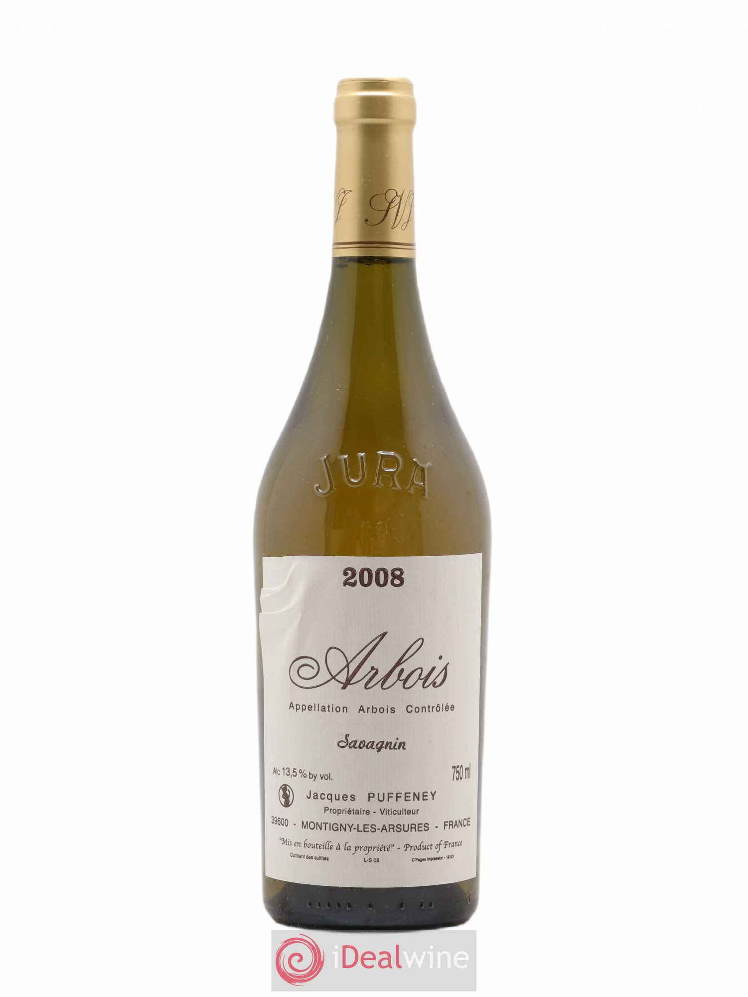 Arbois Savagnin Jacques Puffeney 2008 - Lot de 1 bouteille - 0