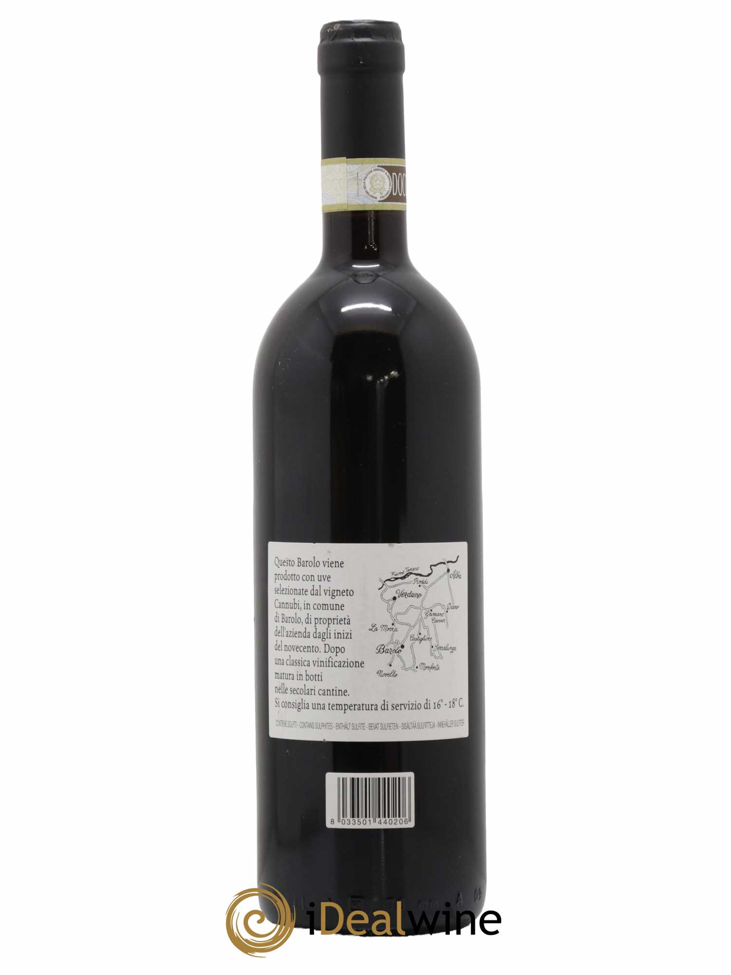Barolo DOCG Cannubi Comm. Giovan Battista Burlotto 2012 - Lot de 1 bouteille - 1