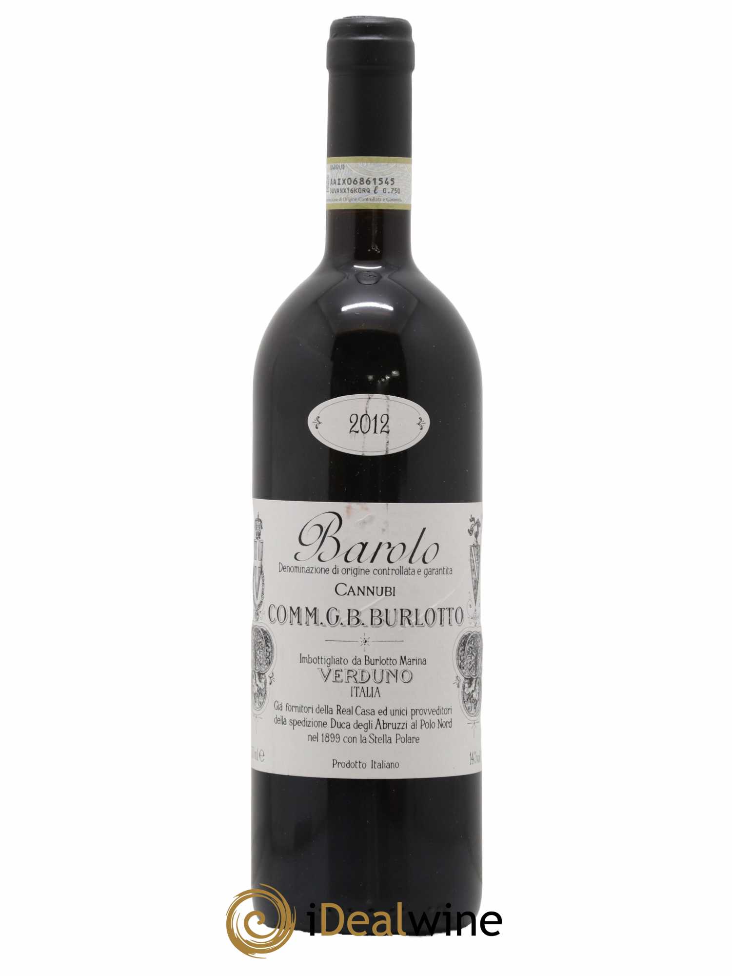 Barolo DOCG Cannubi Comm. Giovan Battista Burlotto 2012 - Lot de 1 bouteille - 0