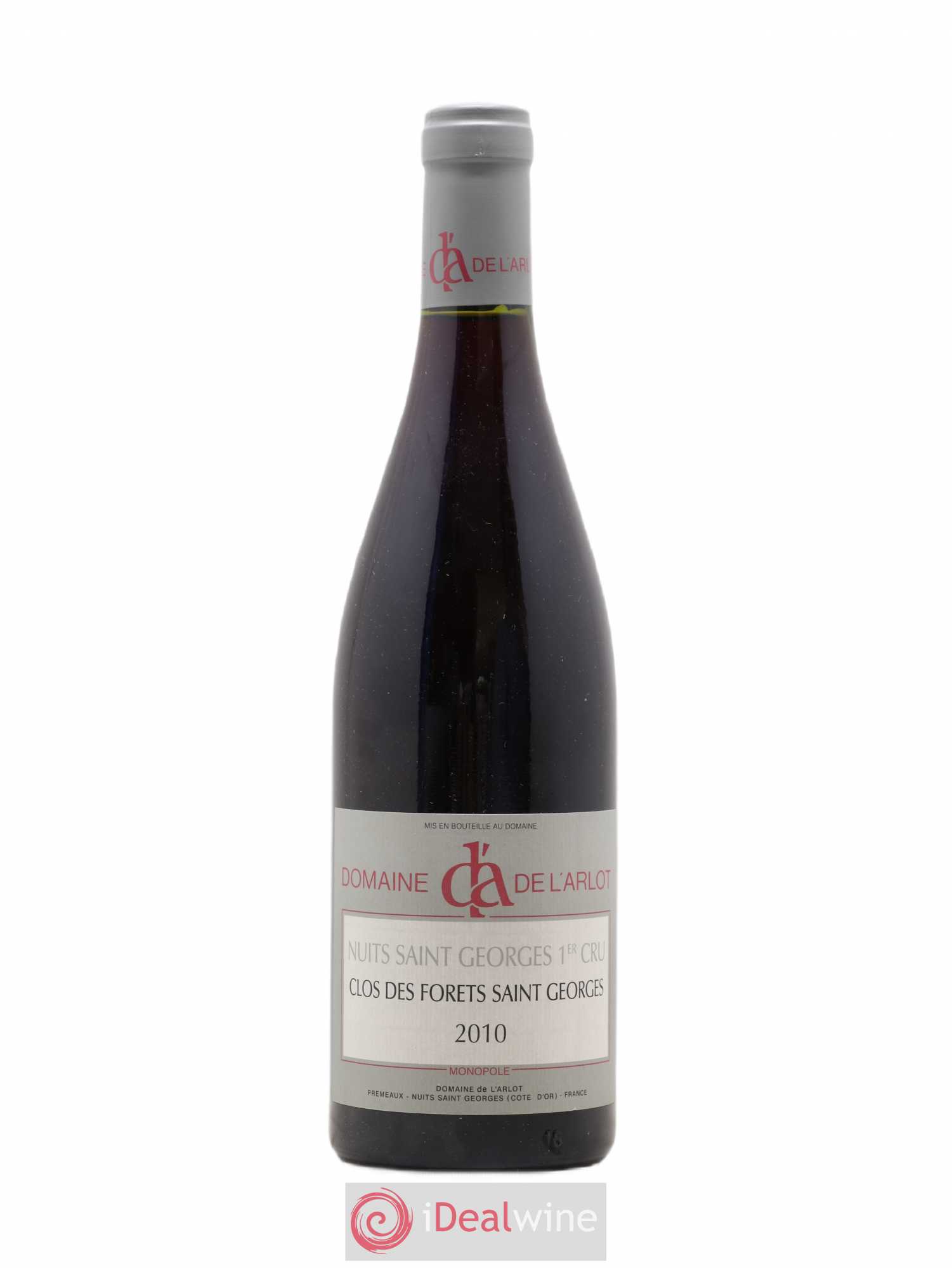 Nuits-Saint-Georges 1er Cru Clos des Forêts Saint-Georges Domaine de l'Arlot 2010 - Lot de 1 bouteille - 0