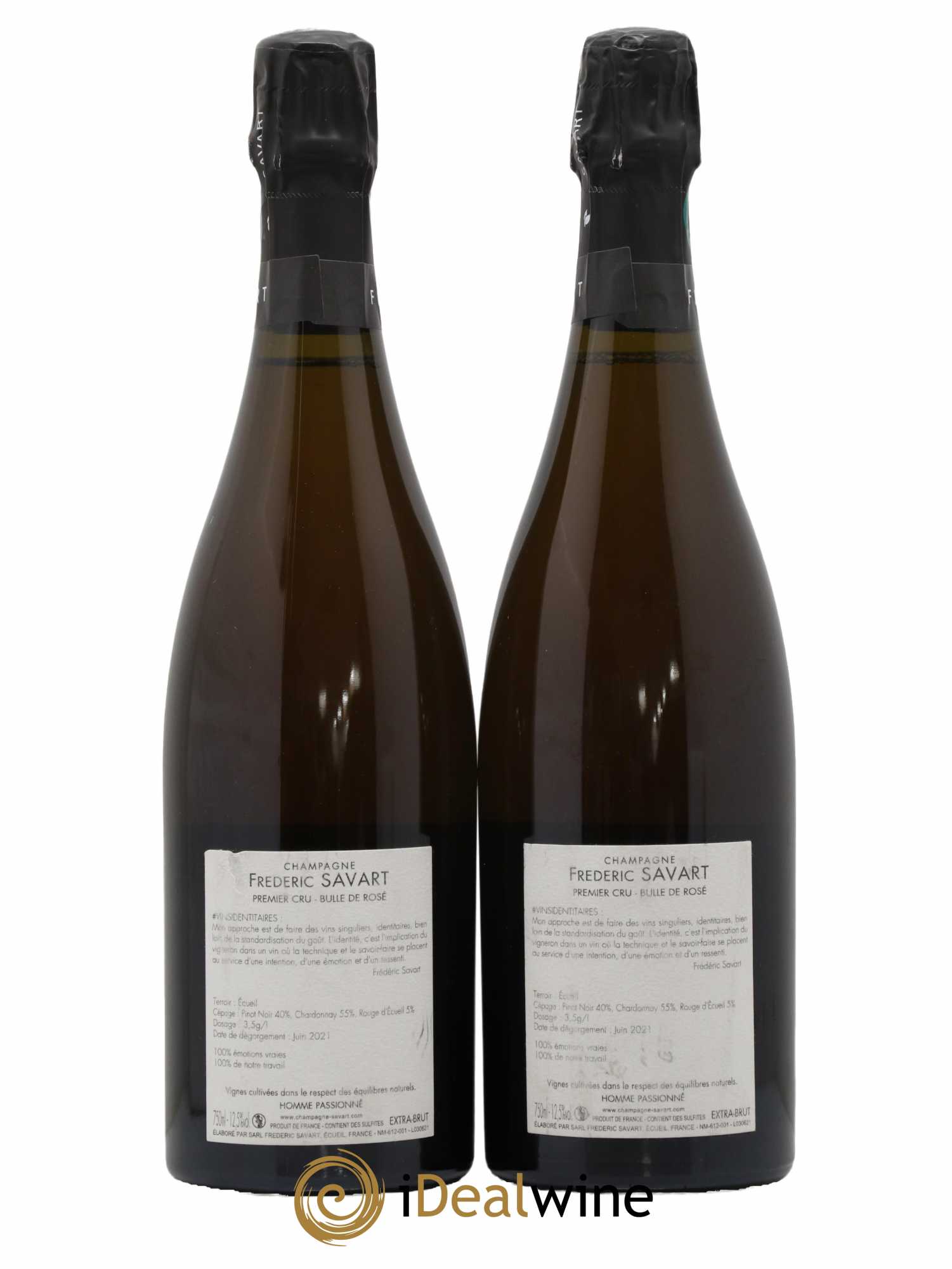 Bulle de Rosé Extra-Brut Savart - Lot de 2 bouteilles - 1