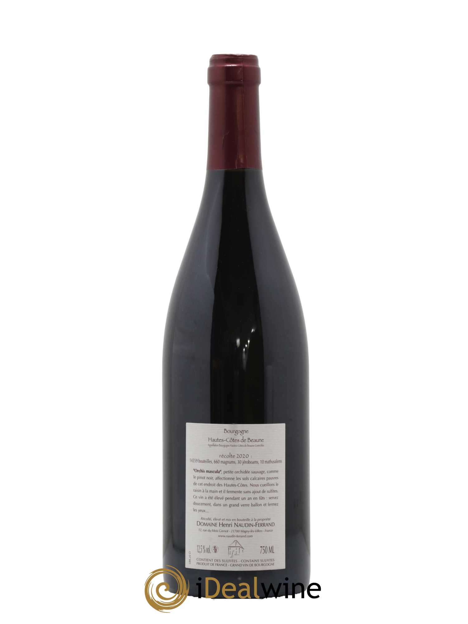 Hautes-Côtes de Beaune Orchis Mascula Naudin-Ferrand (Domaine) 2020 - Lot de 1 bouteille - 1