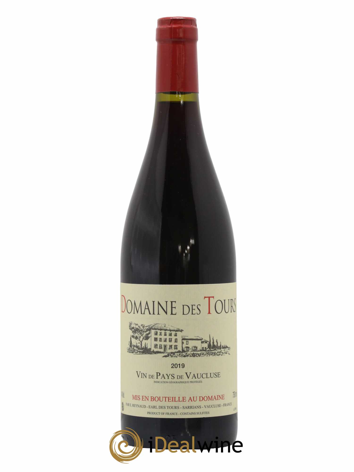 Vaucluse (Vin de Pays de Vaucluse) Domaine des Tours Emmanuel Reynaud 2019 - Lot de 1 bouteille - 0