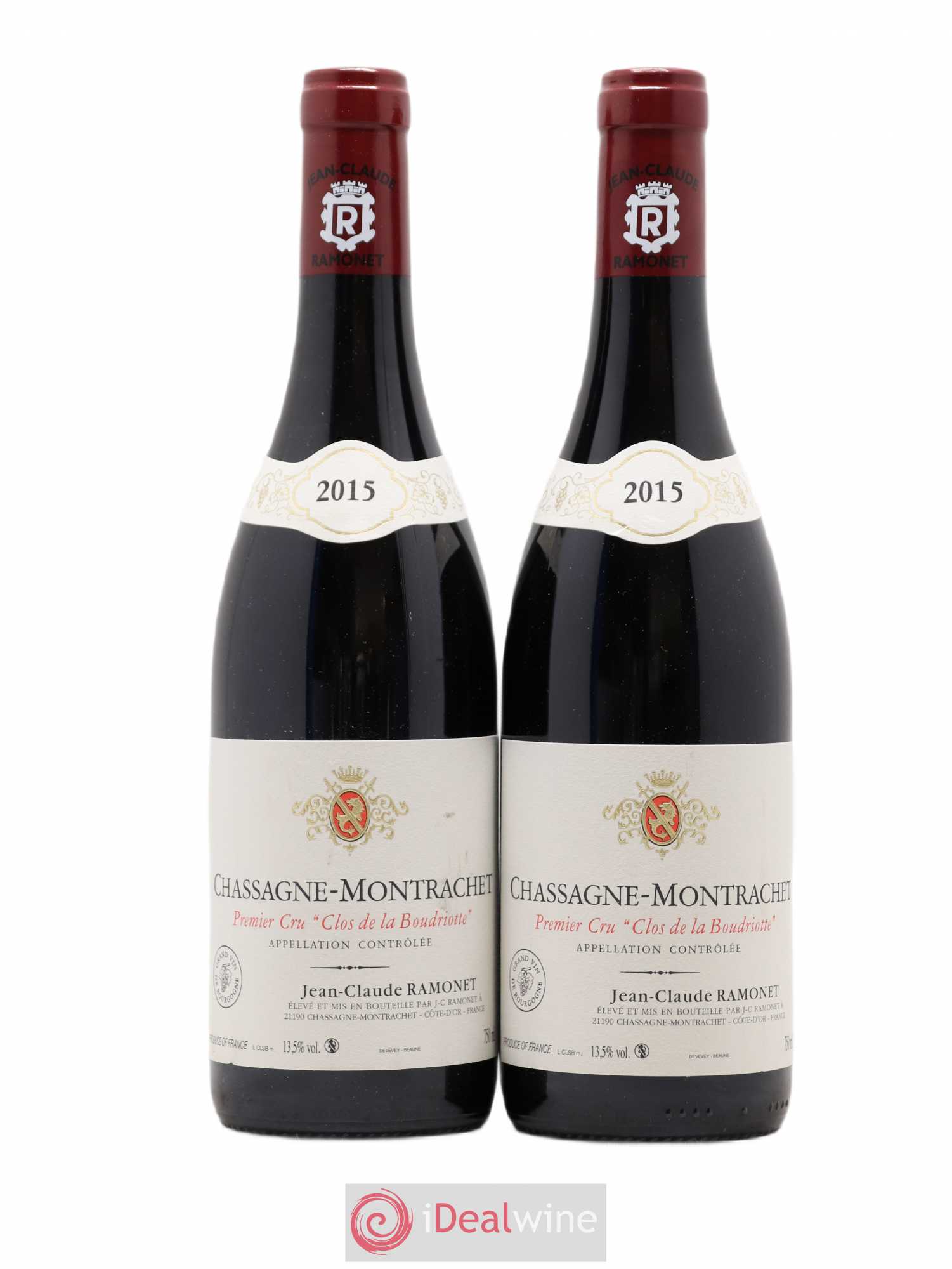 Chassagne-Montrachet 1er Cru Clos de la Boudriotte Ramonet (Domaine) 2015 - Lot de 2 bouteilles - 0