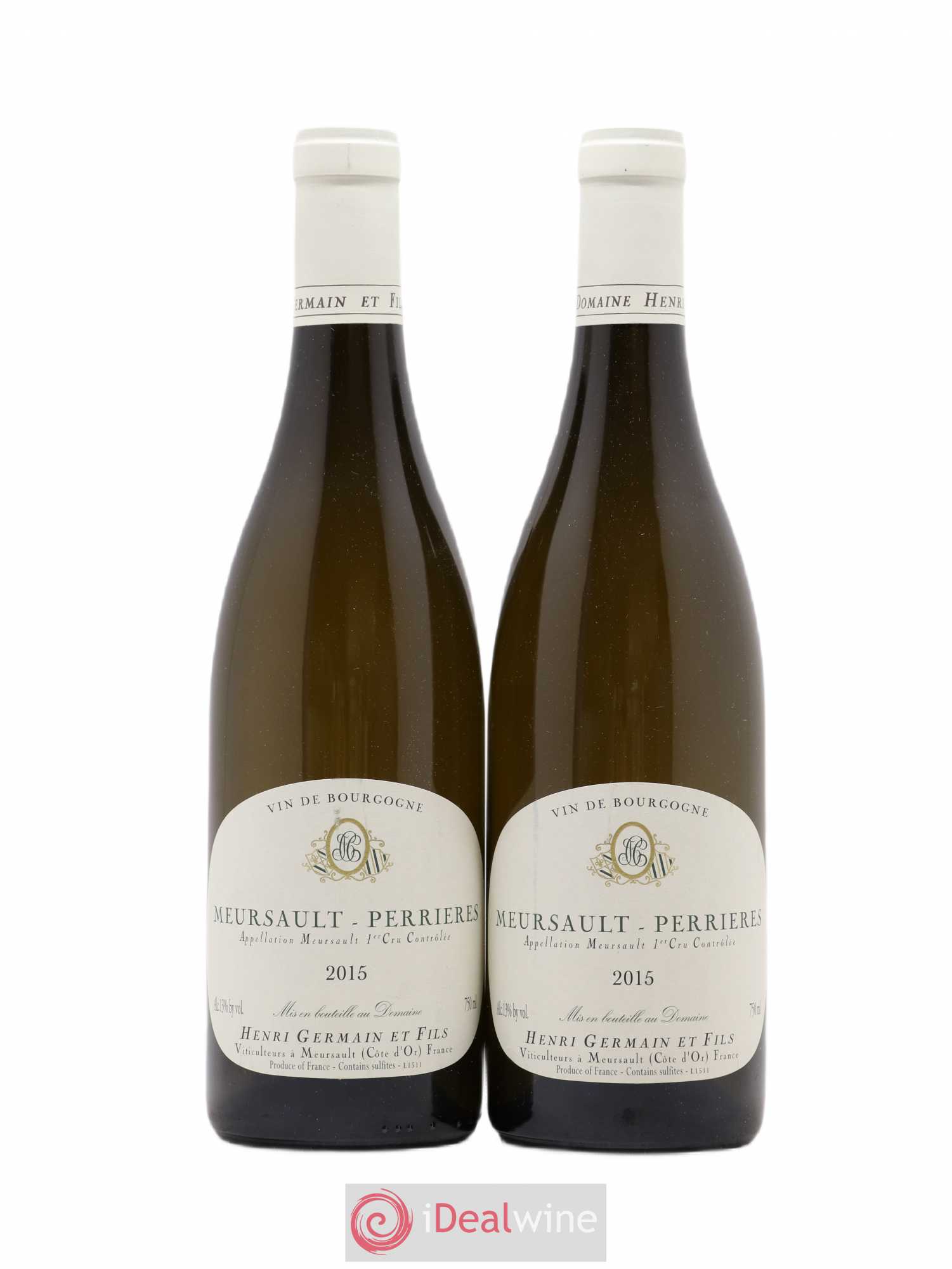 Meursault 1er Cru Perrières Henri Germain 2015 - Lot de 2 bouteilles - 0