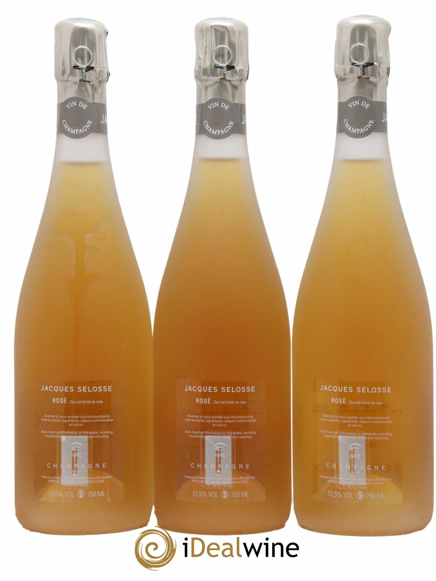 Rosé Brut Jacques Selosse - Lot of 3 bottles - 1