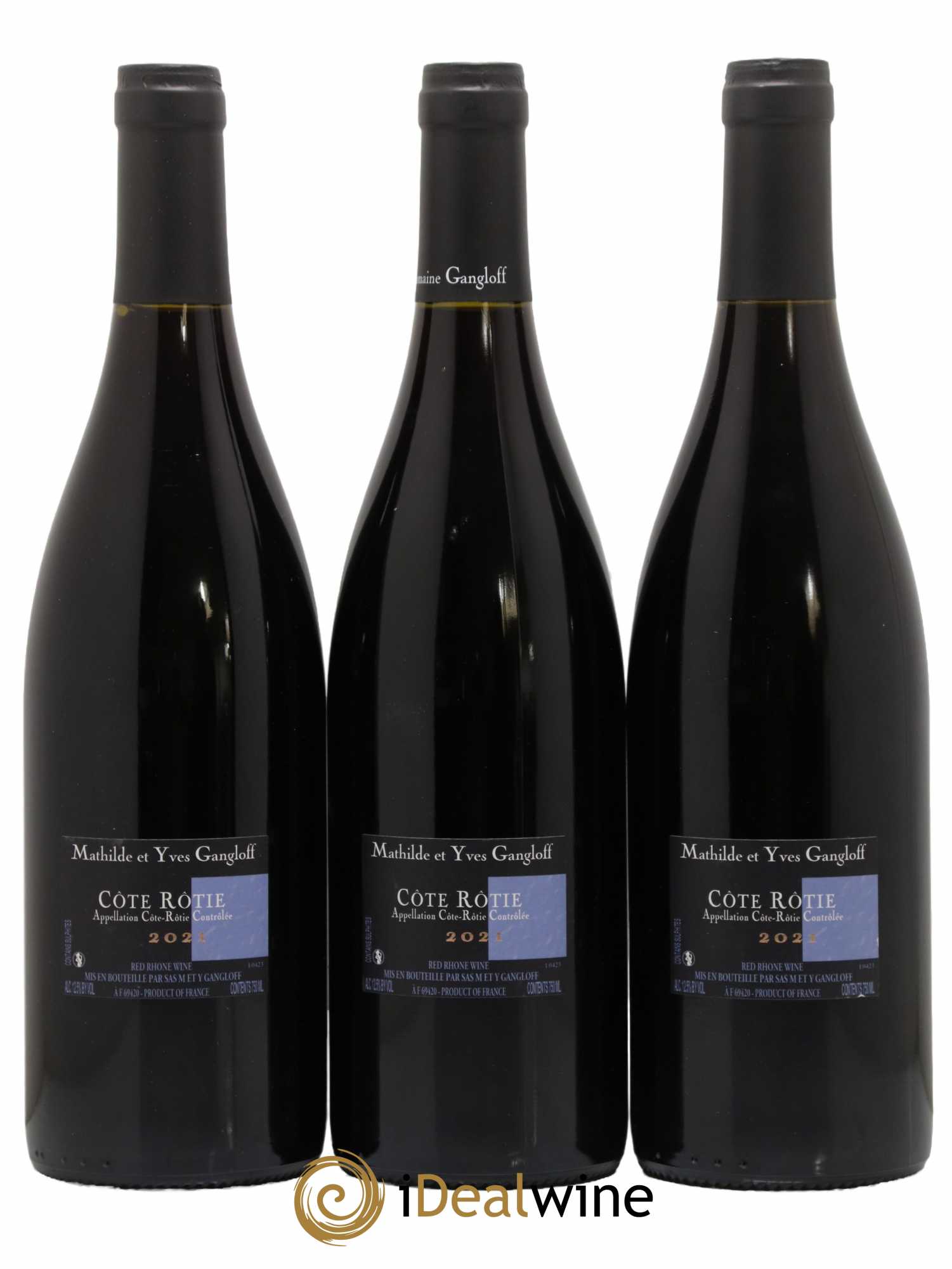 Côte-Rôtie La Barbarine Gangloff (Domaine) 2021 - Lot de 3 bouteilles - 1