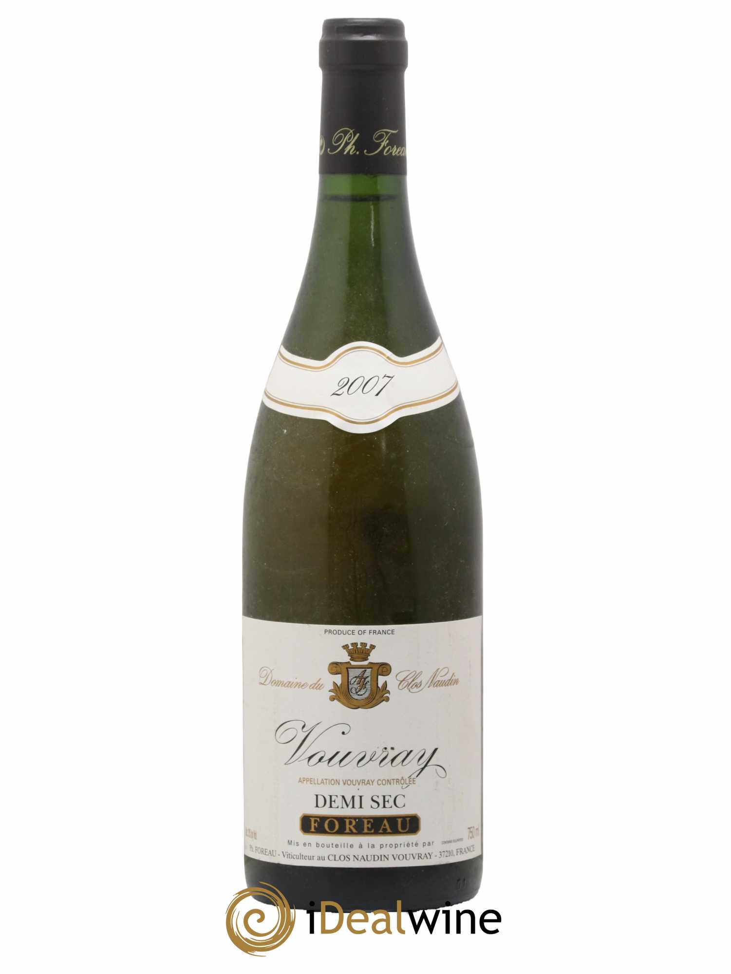 Vouvray Demi-Sec Clos Naudin - Philippe Foreau 2007 - Lot de 1 bouteille - 0