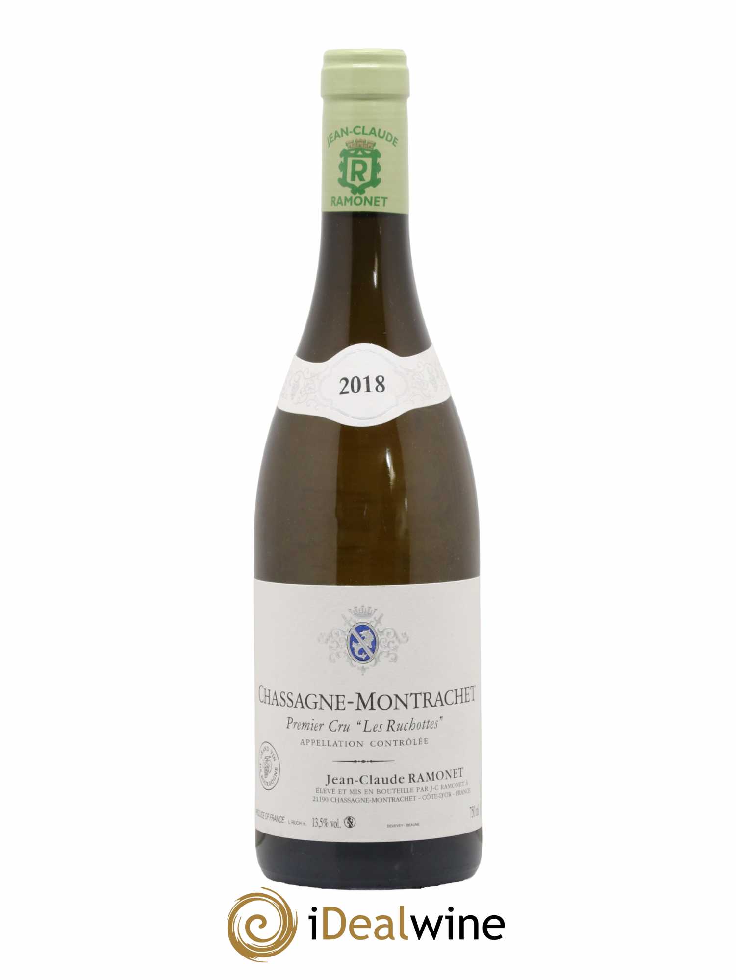 Chassagne-Montrachet 1er Cru Les Ruchottes Ramonet (Domaine) 2018 - Lot de 1 bouteille - 0