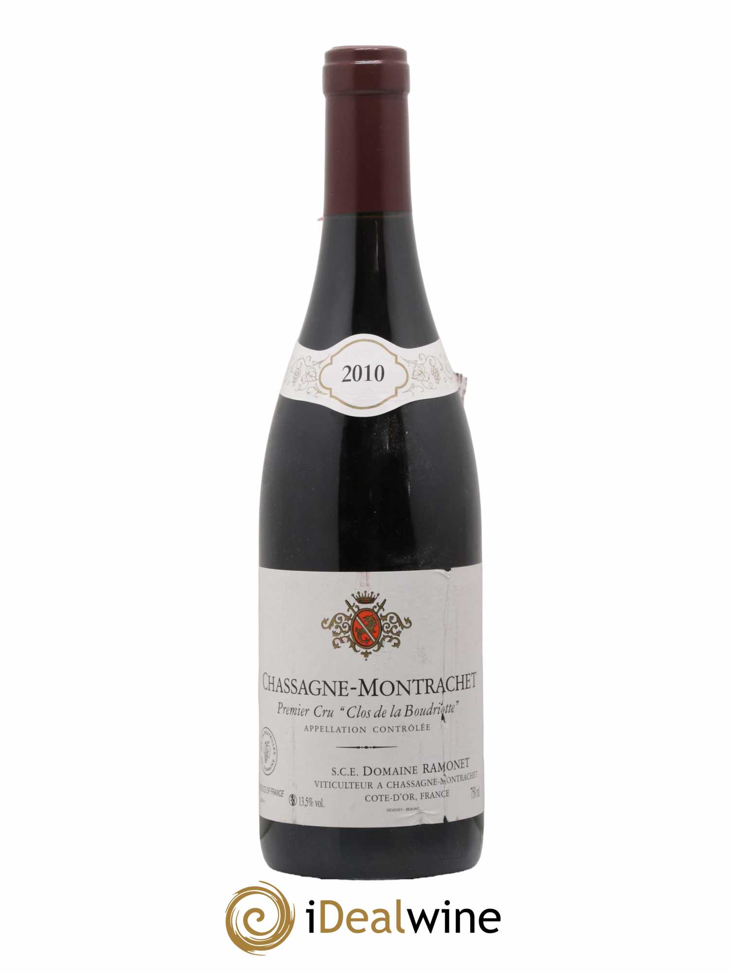 Chassagne-Montrachet 1er Cru Clos de la Boudriotte Ramonet (Domaine) 2010 - Lot de 1 bouteille - 0
