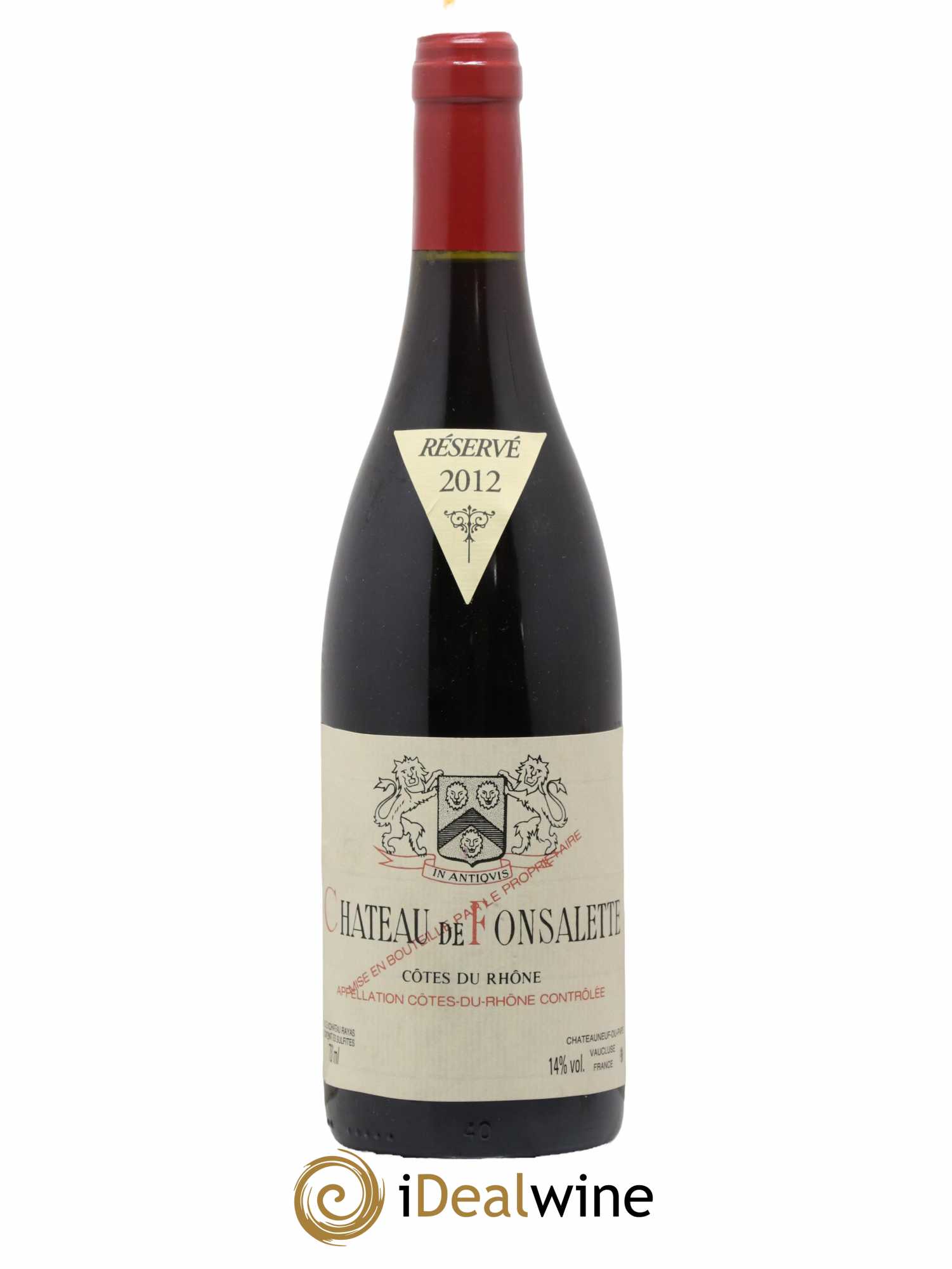 Côtes-du-Rhône Château de Fonsalette Emmanuel Reynaud 2012 - Lot de 1 bouteille - 0