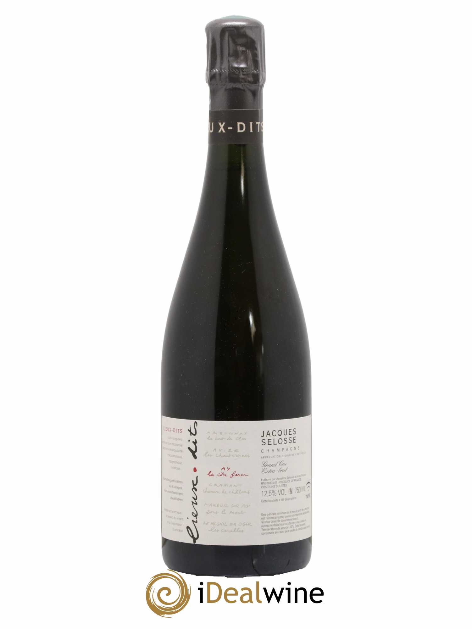 La Côte Faron Blanc de Noirs Grand Cru Extra-Brut Jacques Selosse - Lot de 1 bouteille - 0