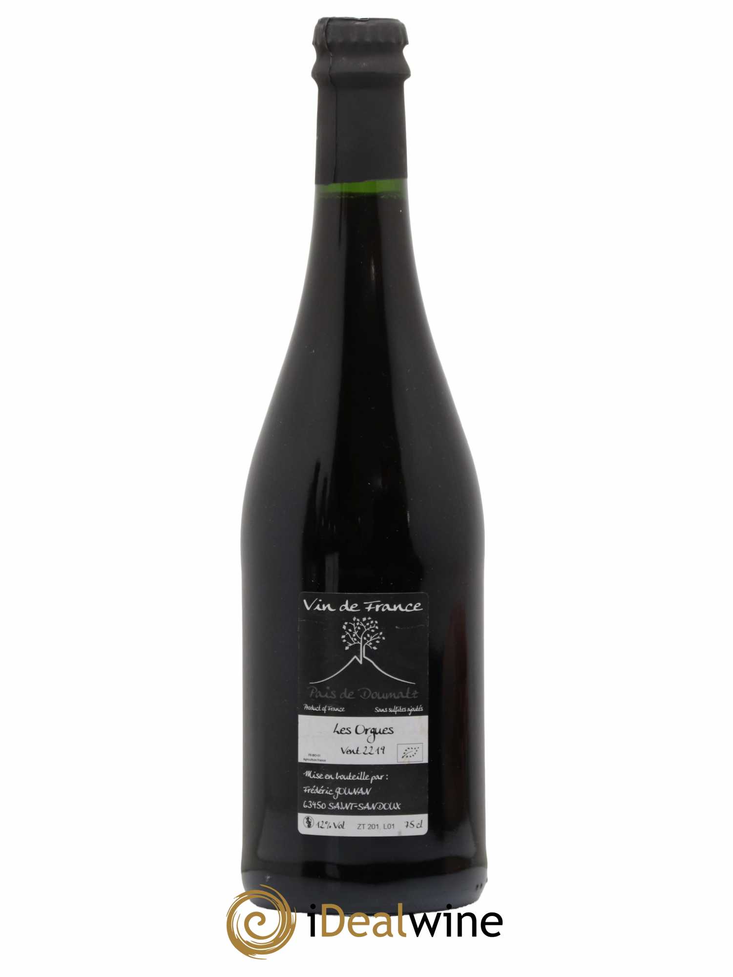 Vin de France Les Orgues Vignoble de l'Arbre Blanc 2019 - Lot de 1 bouteille - 1