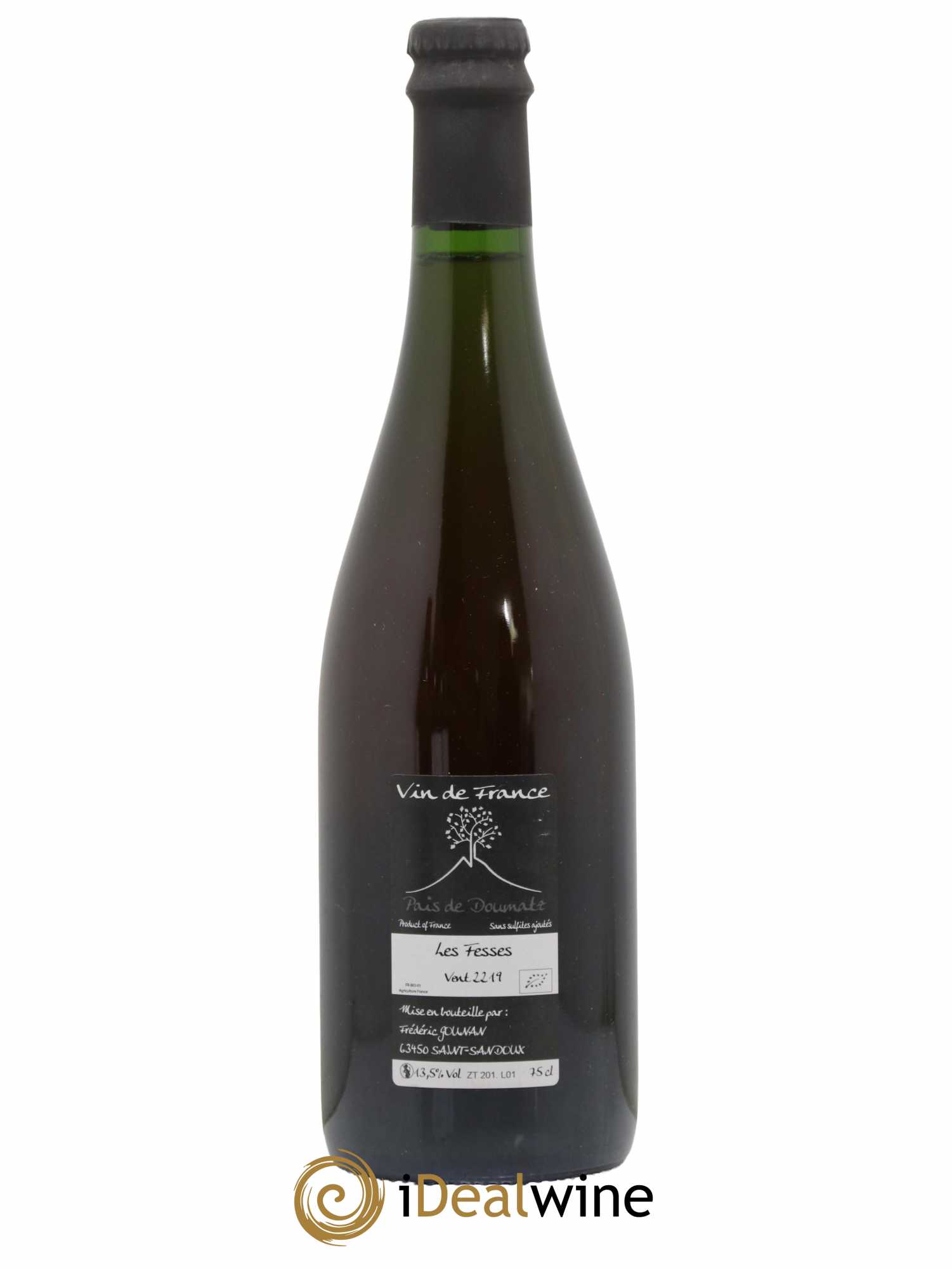 Vin de France Les Fesses Vignoble de l'Arbre Blanc 2019 - Lot de 1 bouteille - 1