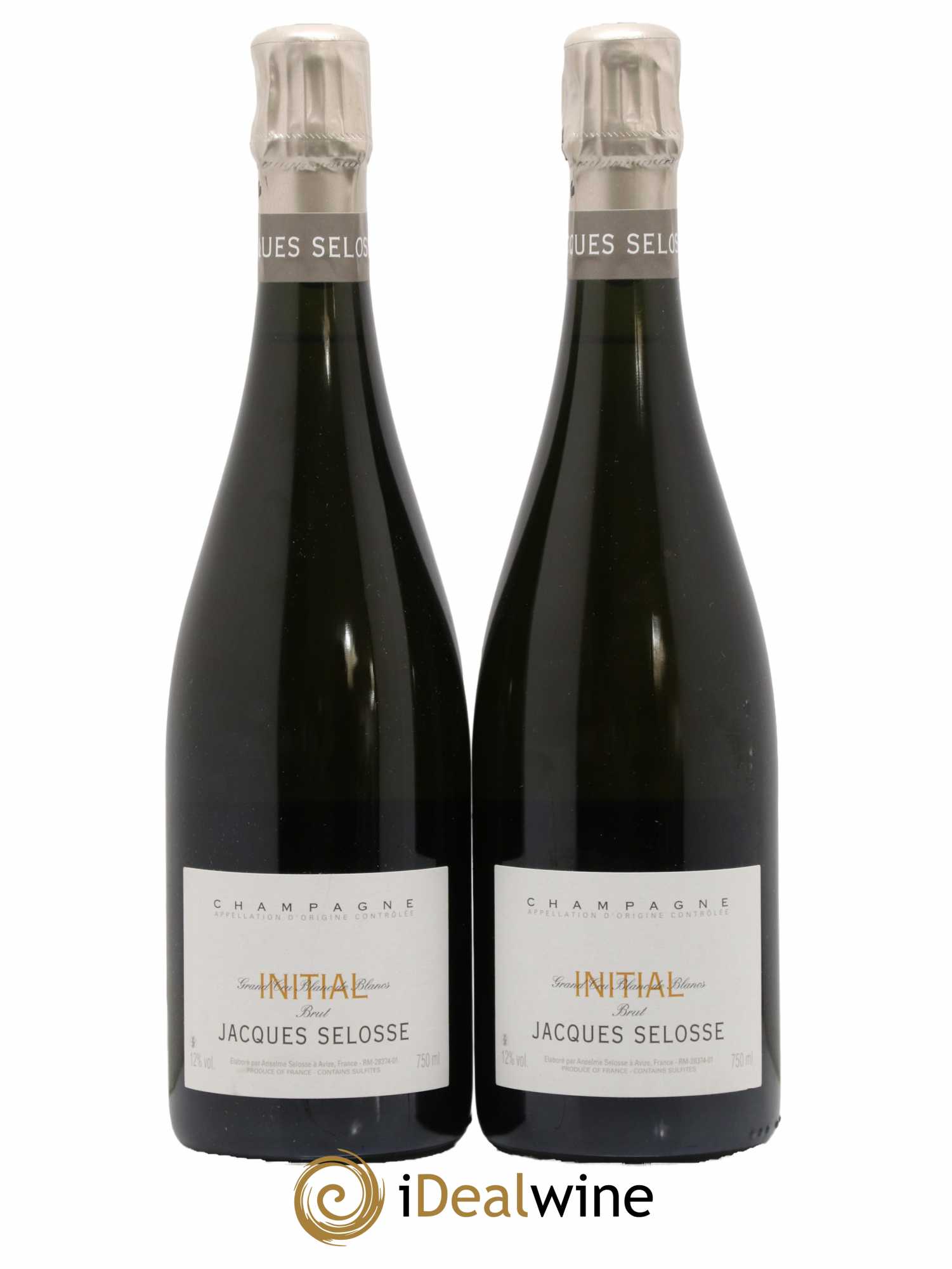 Initial Brut Jacques Selosse - Lot de 2 bouteilles - 0