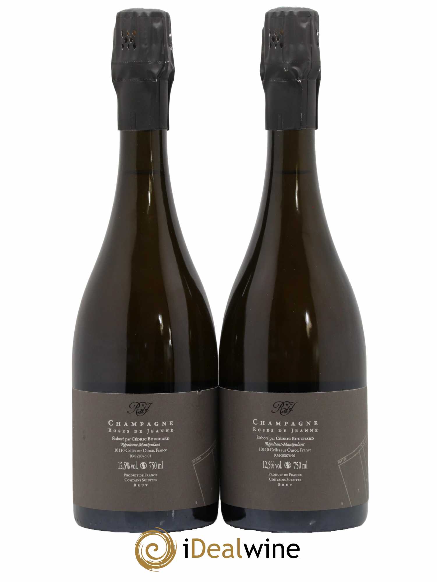 Roses de Jeanne Côte de Val Vilaine Blanc de Noirs Cédric Bouchard 2020 - Lot de 2 bouteilles - 1
