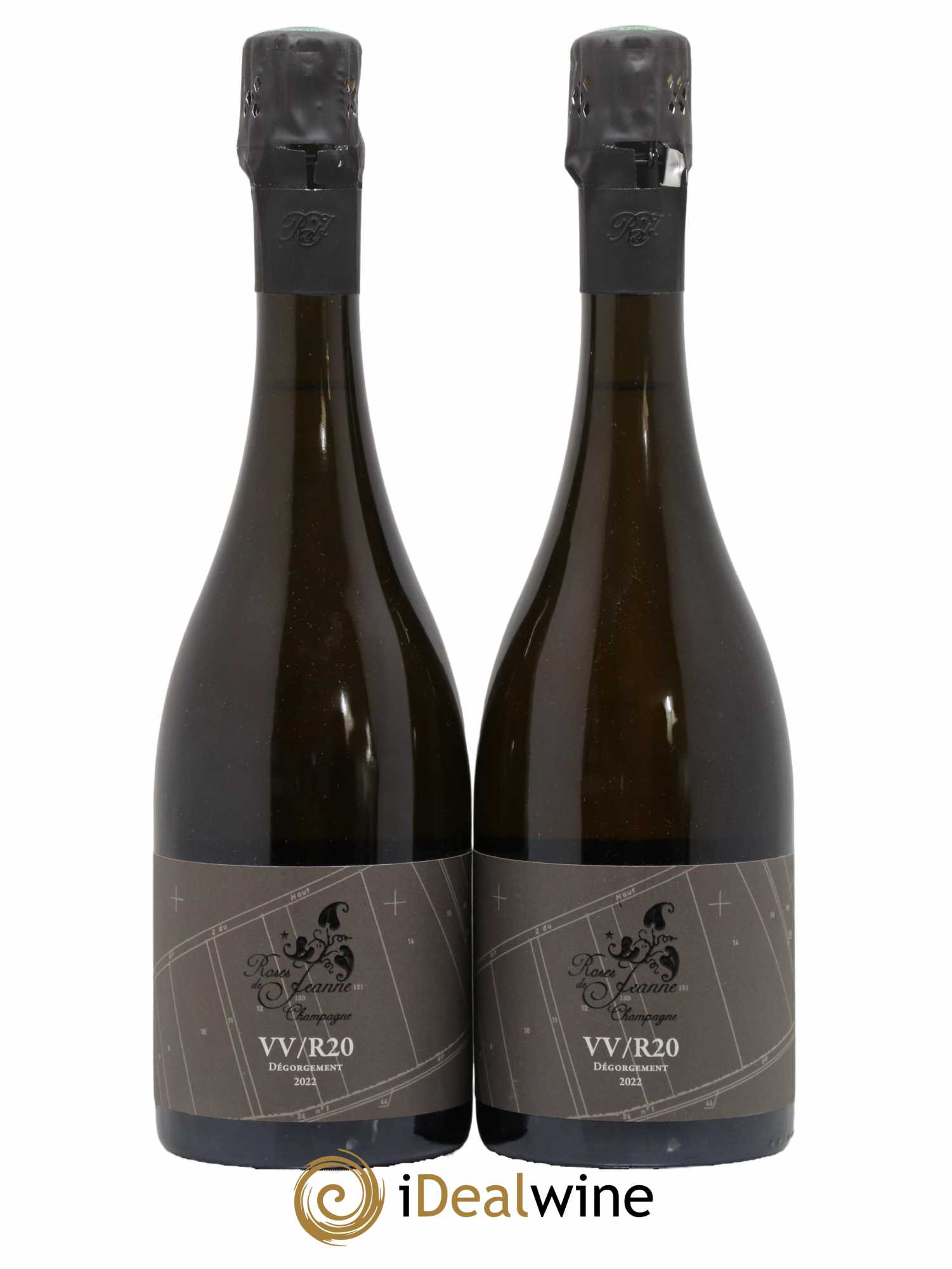 Roses de Jeanne Côte de Val Vilaine Blanc de Noirs Cédric Bouchard 2020 - Lot de 2 bouteilles - 0