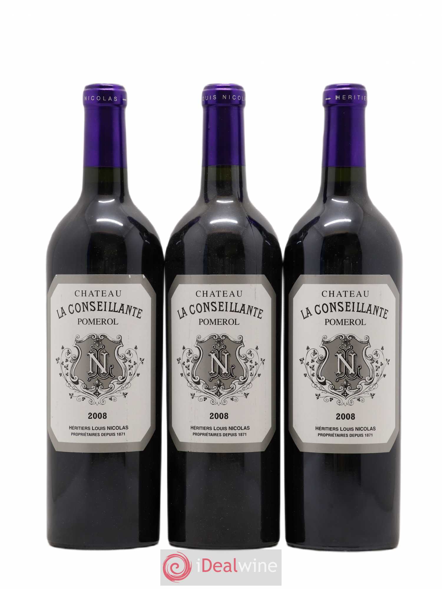 Château la Conseillante 2008 - Lot de 3 bouteilles - 0