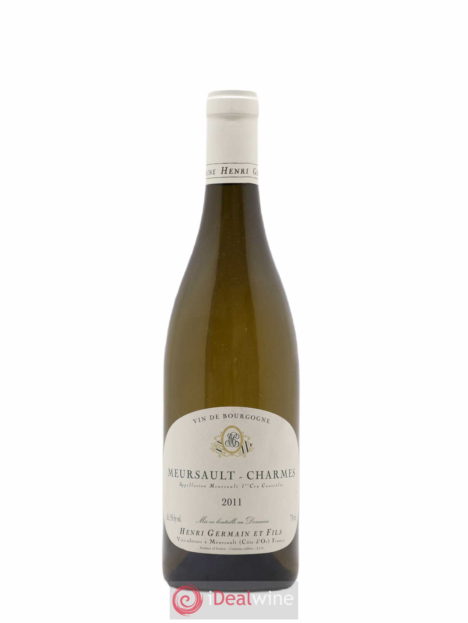 Meursault 1er Cru Charmes Henri Germain 2011 - Lot de 1 bouteille - 0
