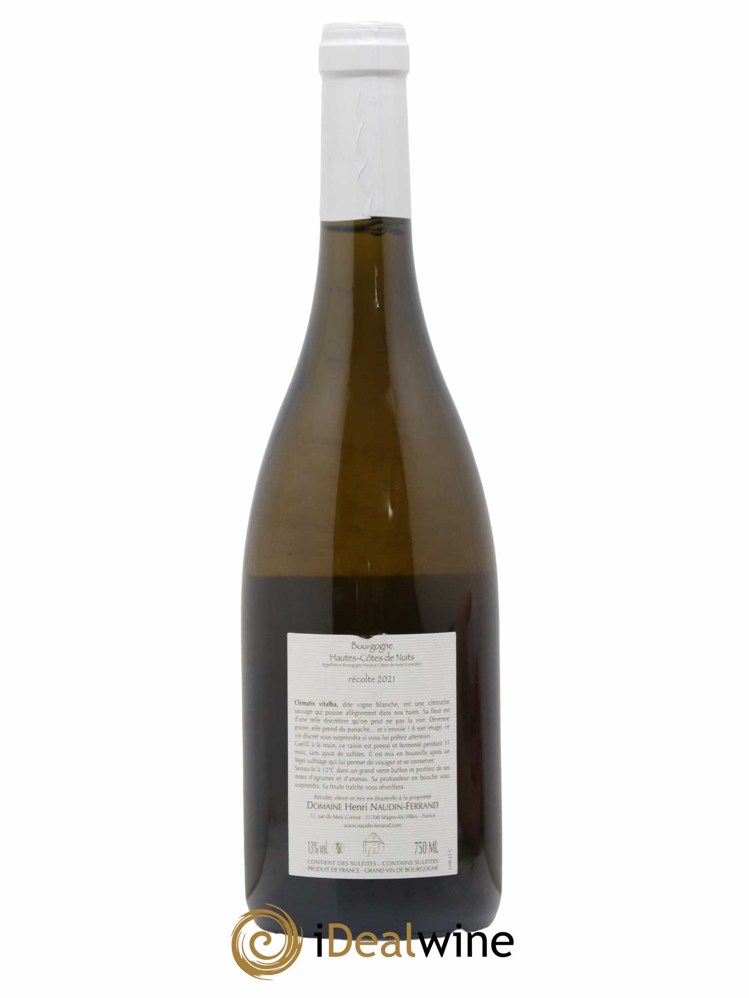 Hautes-Côtes de Nuits Clématis vitalba Naudin-Ferrand (Domaine) 2021 - Lot de 1 bouteille - 1