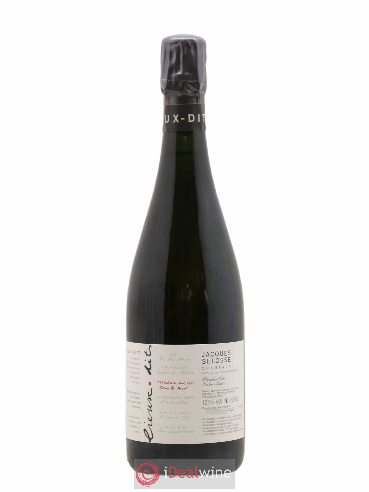 Mareuil sur Ay Sous le Mont Extra-Brut Jacques Selosse - Lot de 1 bouteille - 0