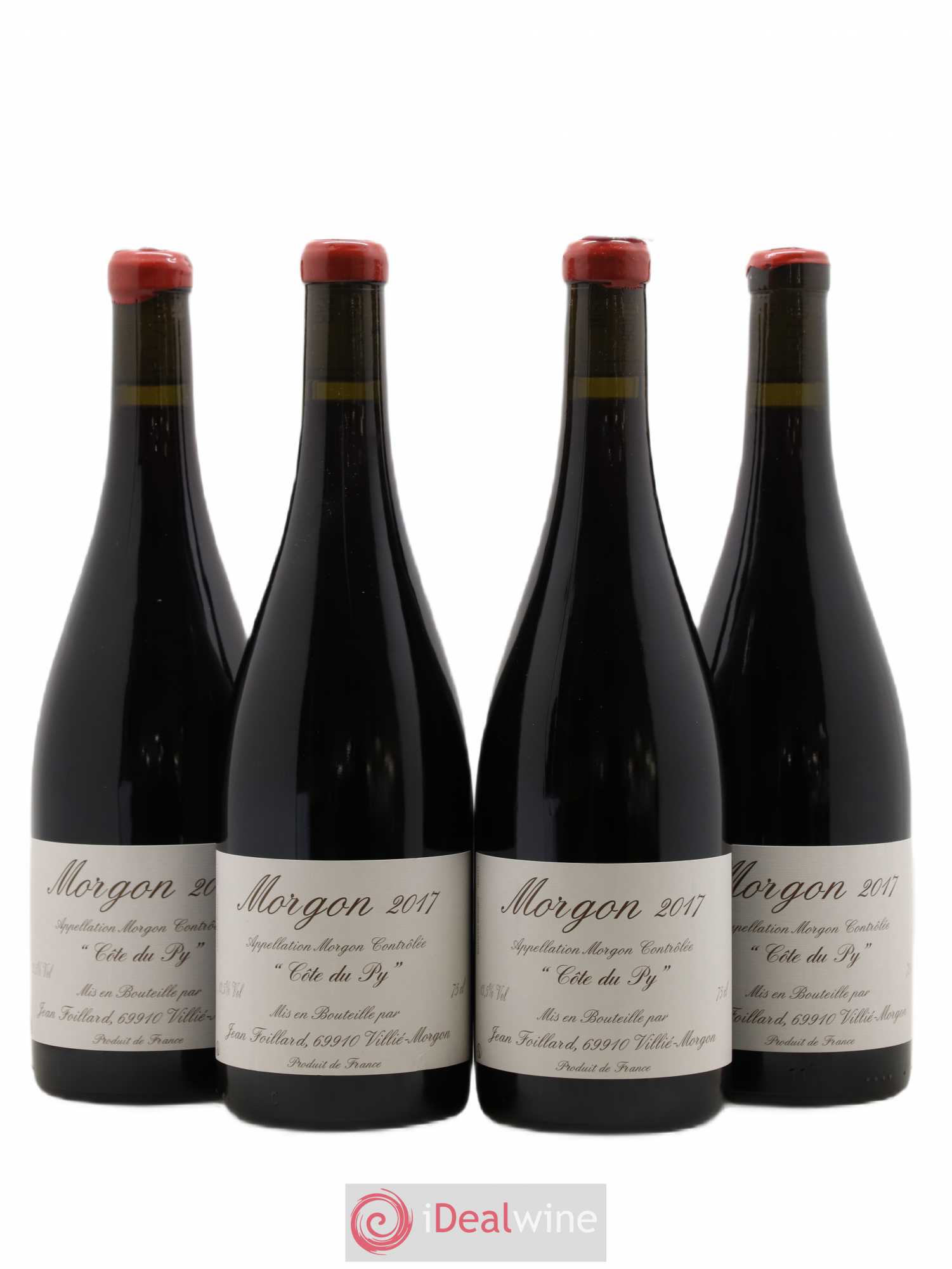 Morgon Côte du Py Jean Foillard 2017 - Lot de 4 bouteilles - 0