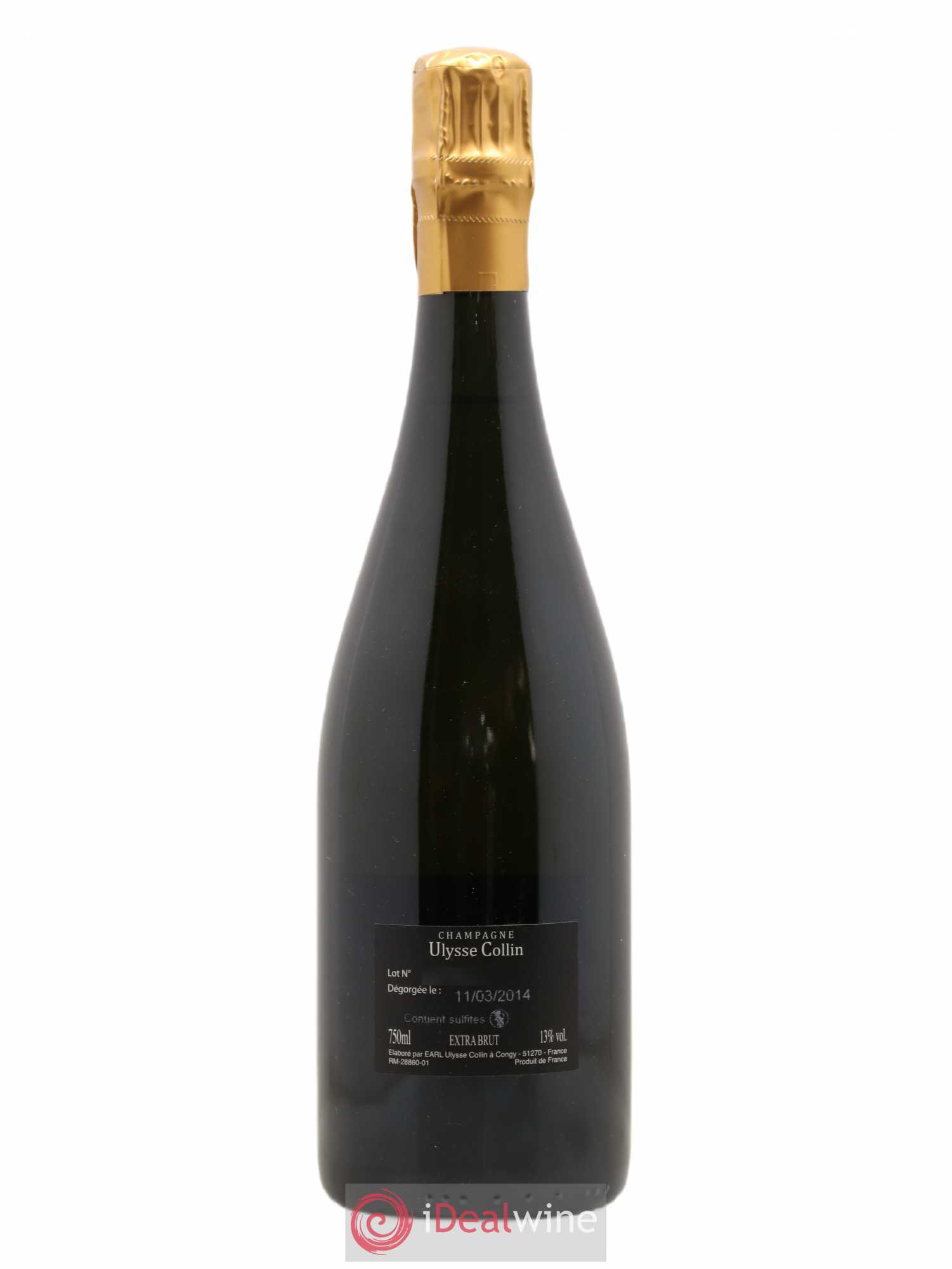 Les Roises Blanc de Blancs Extra-Brut Ulysse Collin 2010 - Lot de 1 bouteille - 1