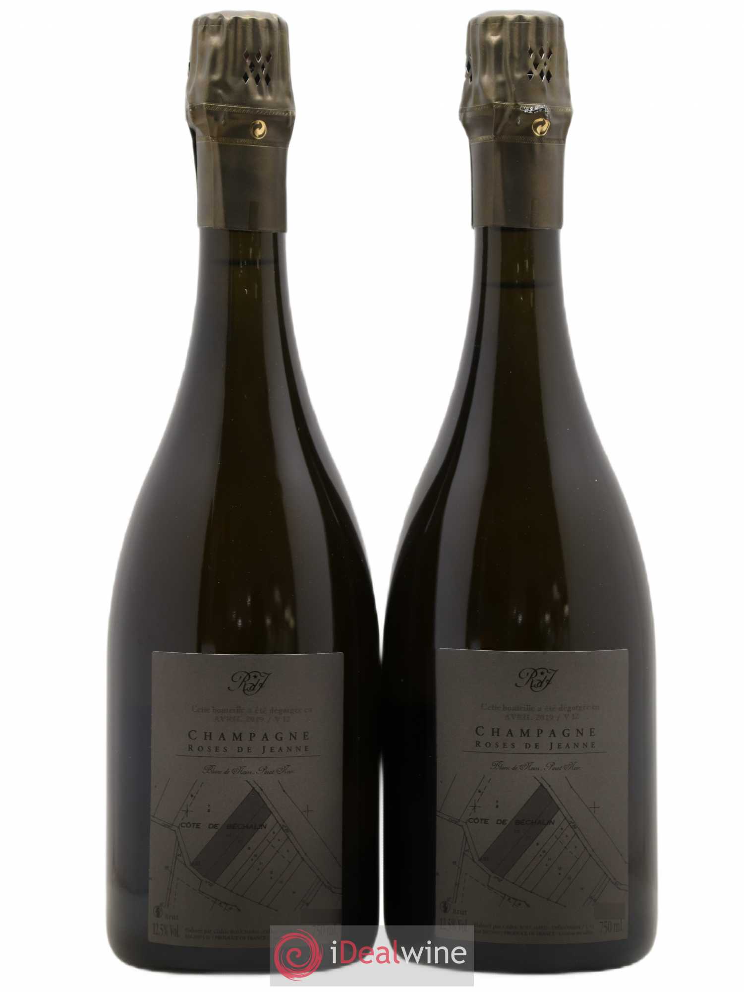 Roses de Jeanne Côte de Béchalin Blanc de Noirs Cédric Bouchard 2012 - Lot de 2 bouteilles - 1