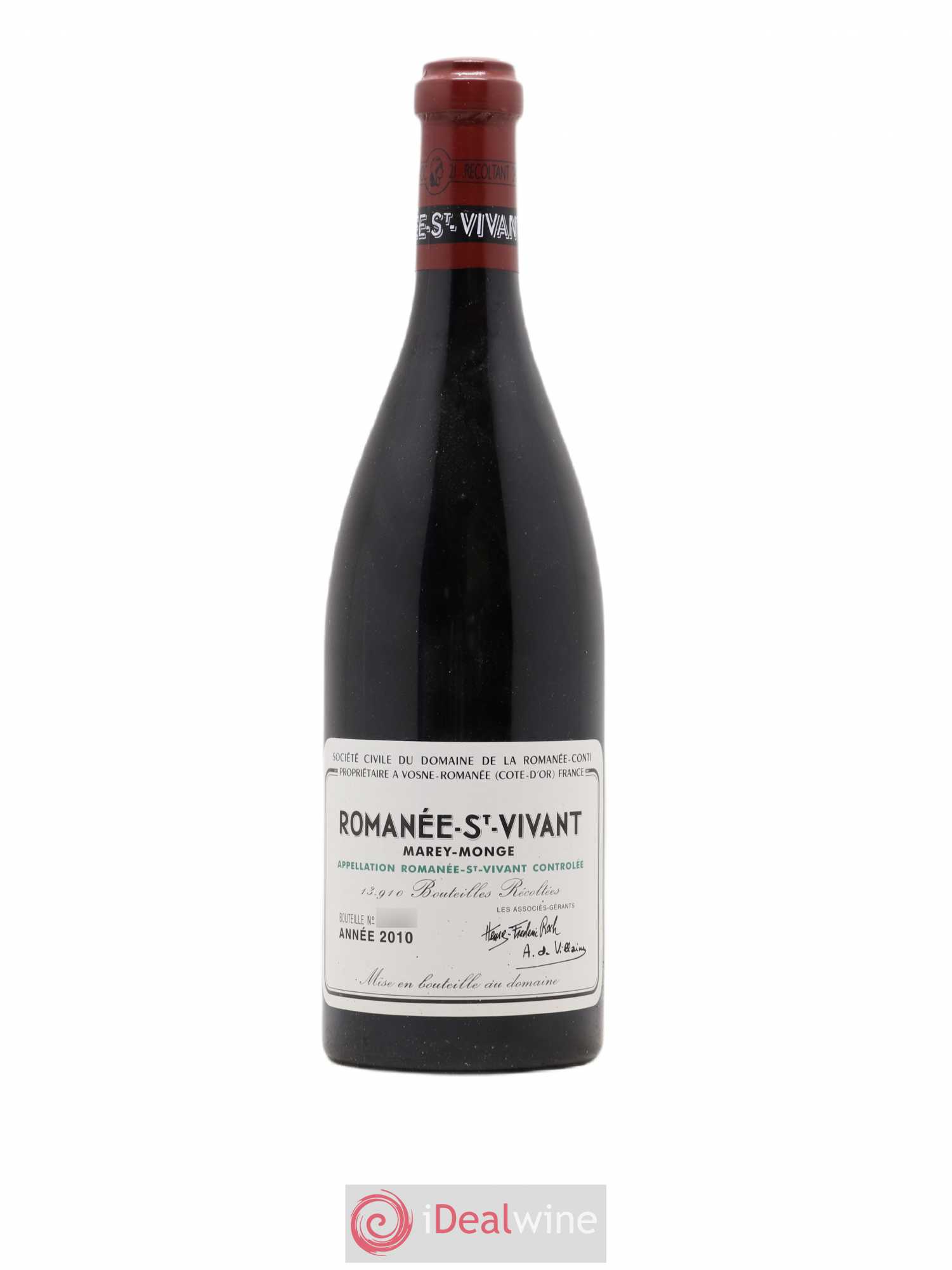 Romanée-Saint-Vivant Grand Cru Domaine de la Romanée-Conti 2010 - Lot de 1 bouteille - 0