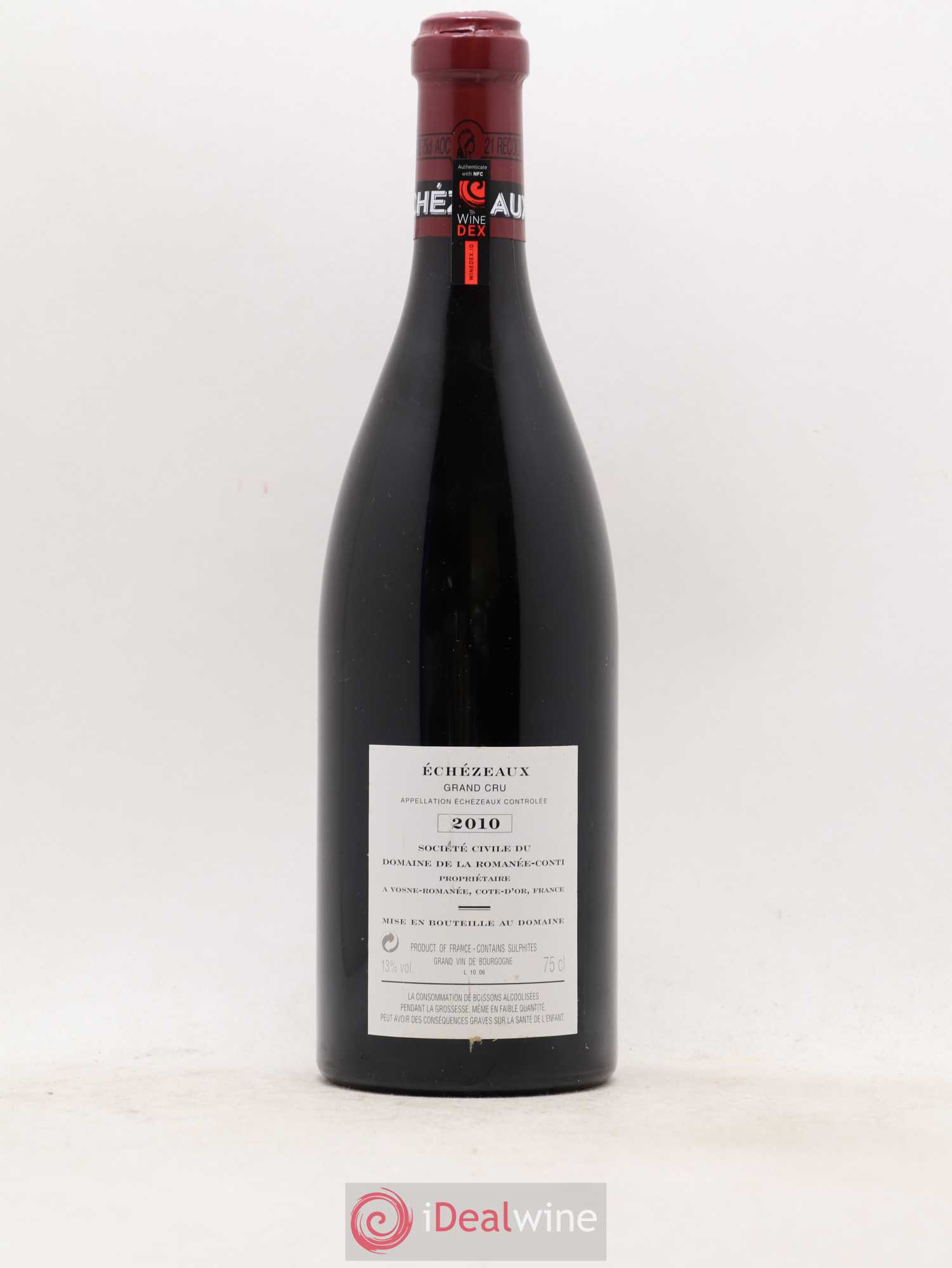 Echezeaux Grand Cru Domaine de la Romanée-Conti 2010 - Lot de 1 bouteille - 1